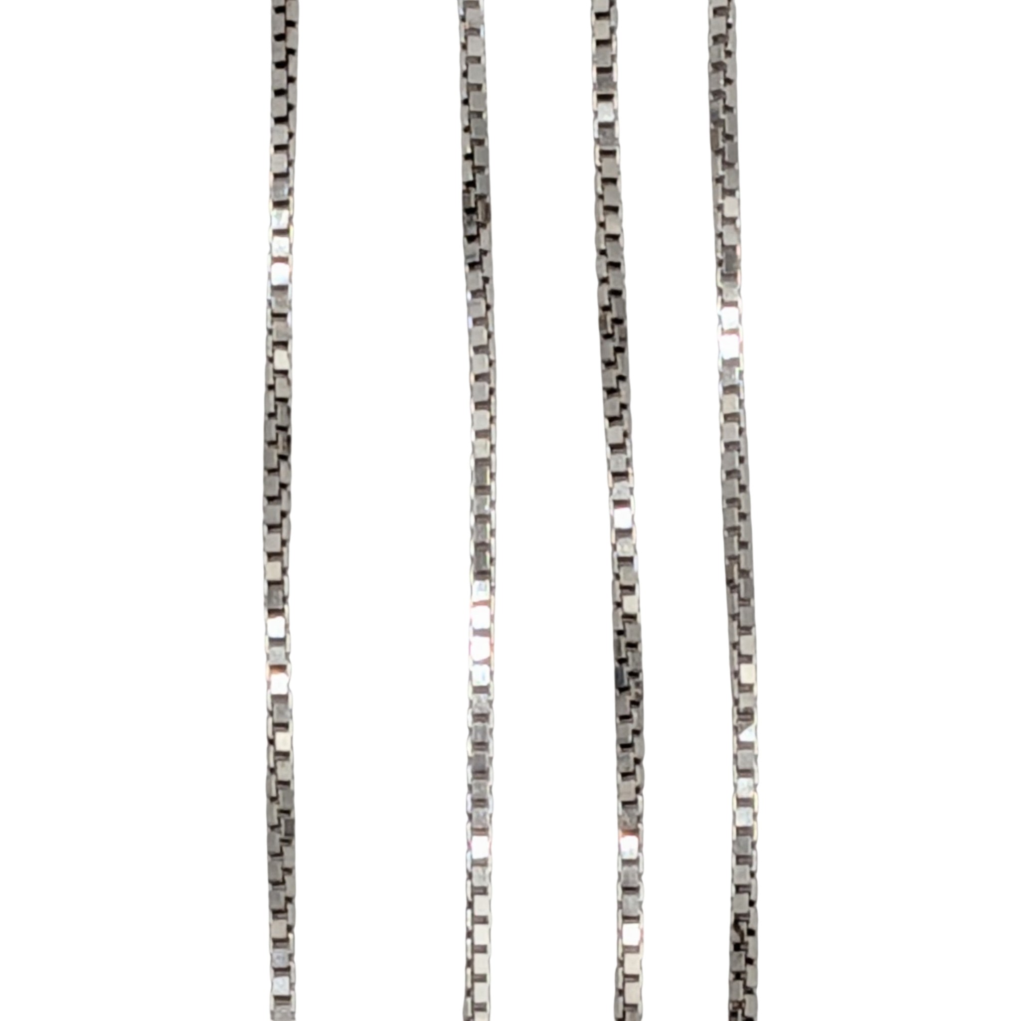 Italy Sterling Silver Box Chain Necklace