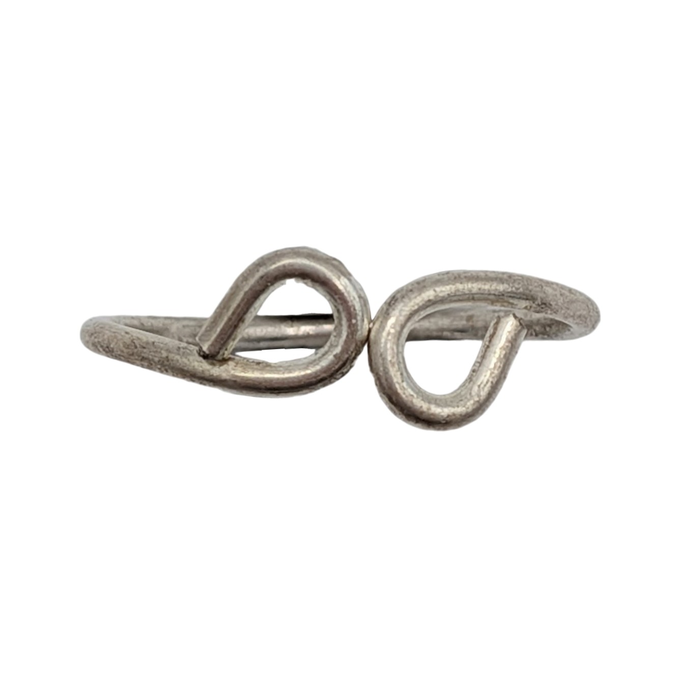 Sterling Silver Petite Twist Toe Ring Size 3.5
