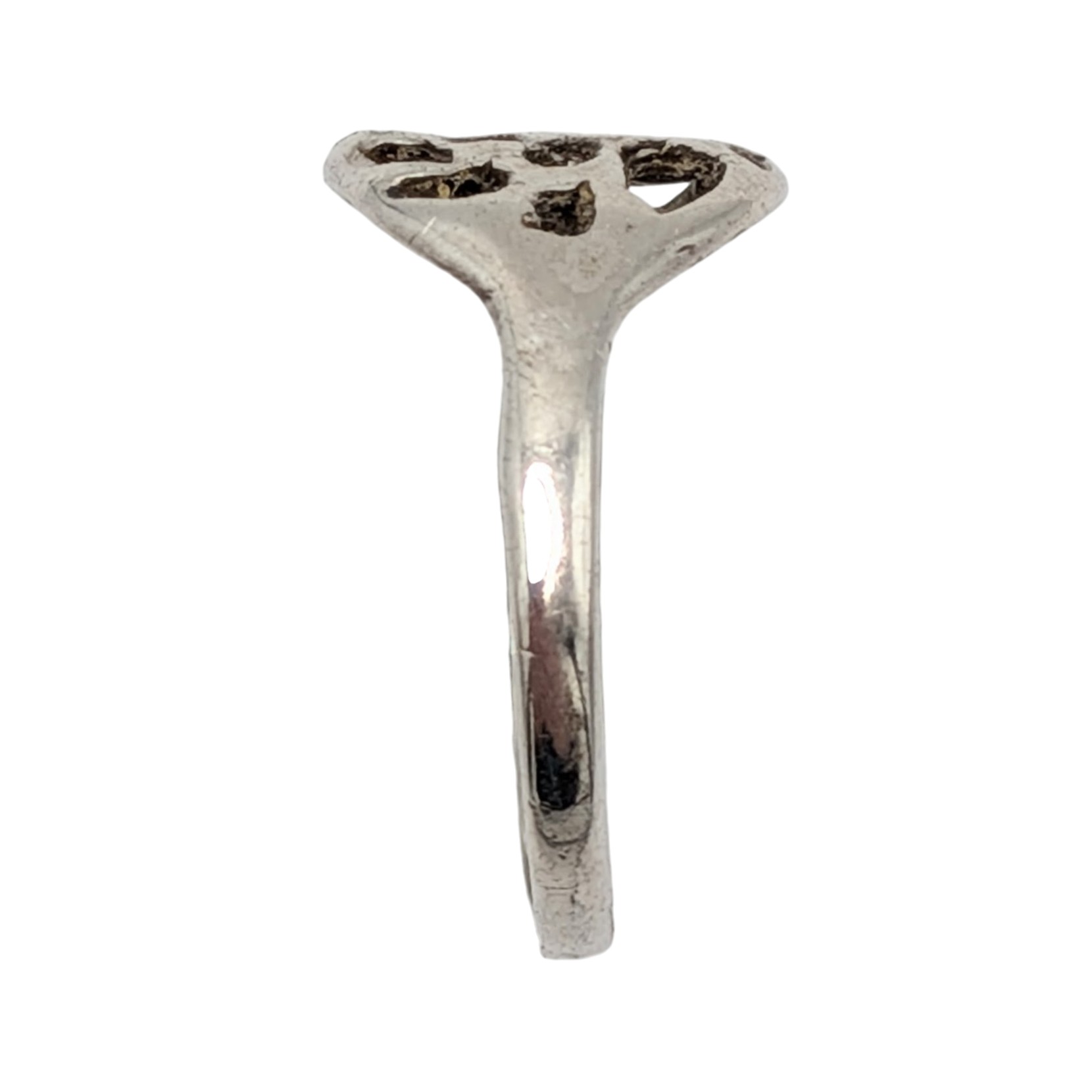 Vintage Sterling Silver Tree of Life Ring Size 3.5