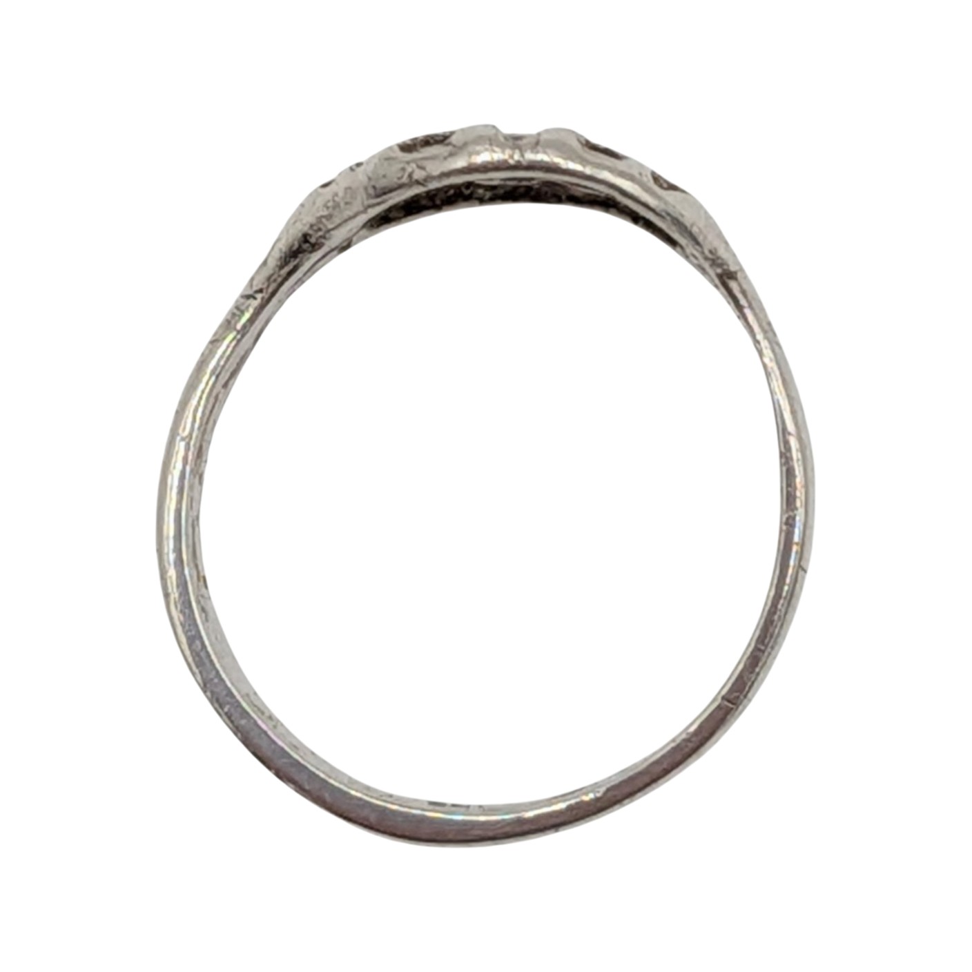 Vintage Sterling Silver Tree of Life Ring Size 3.5