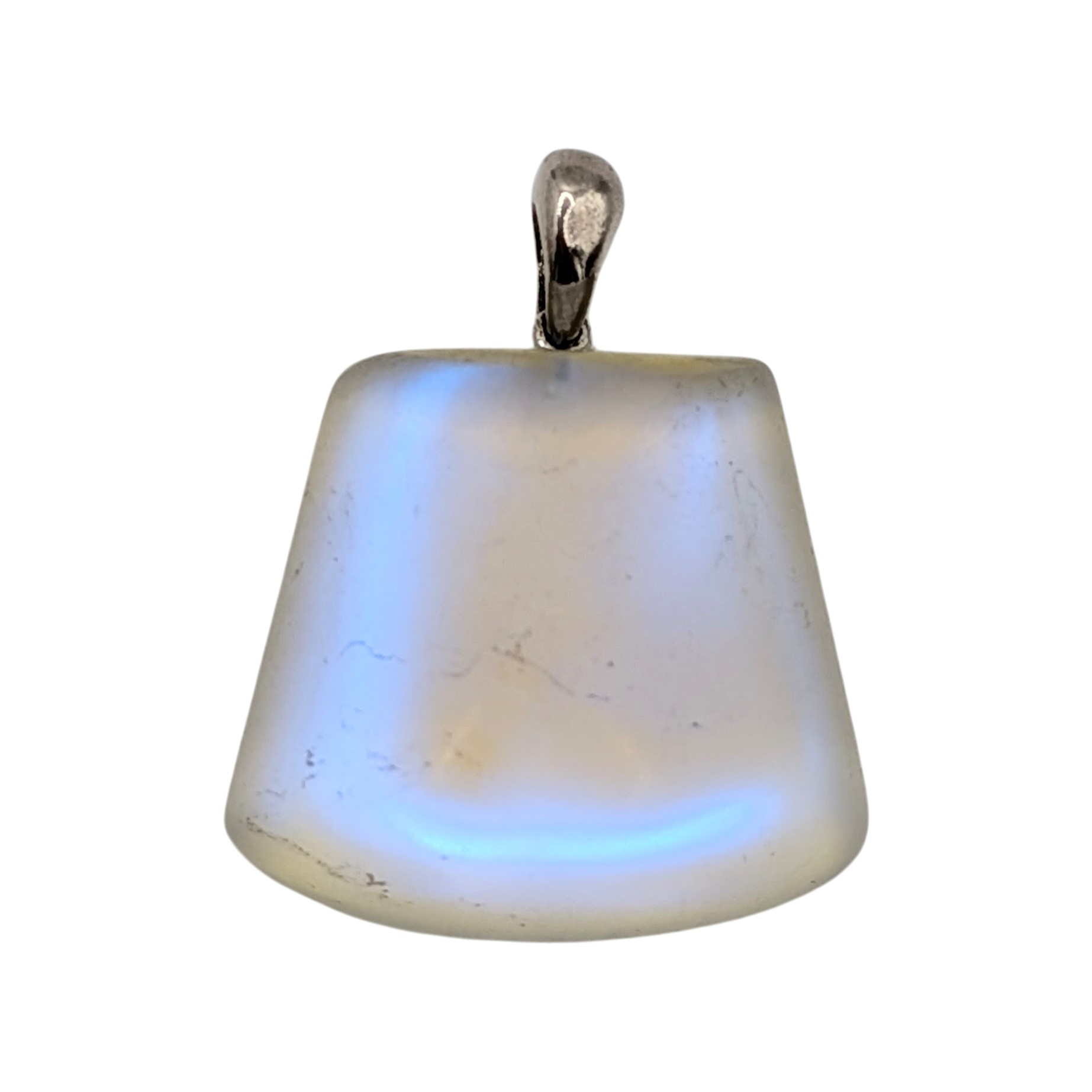 Sterling Silver Iridescent Dichroic Glass Pendant