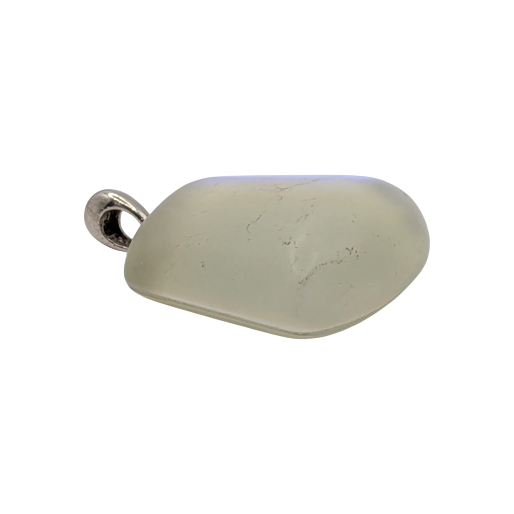 Sterling Silver Iridescent Dichroic Glass Pendant