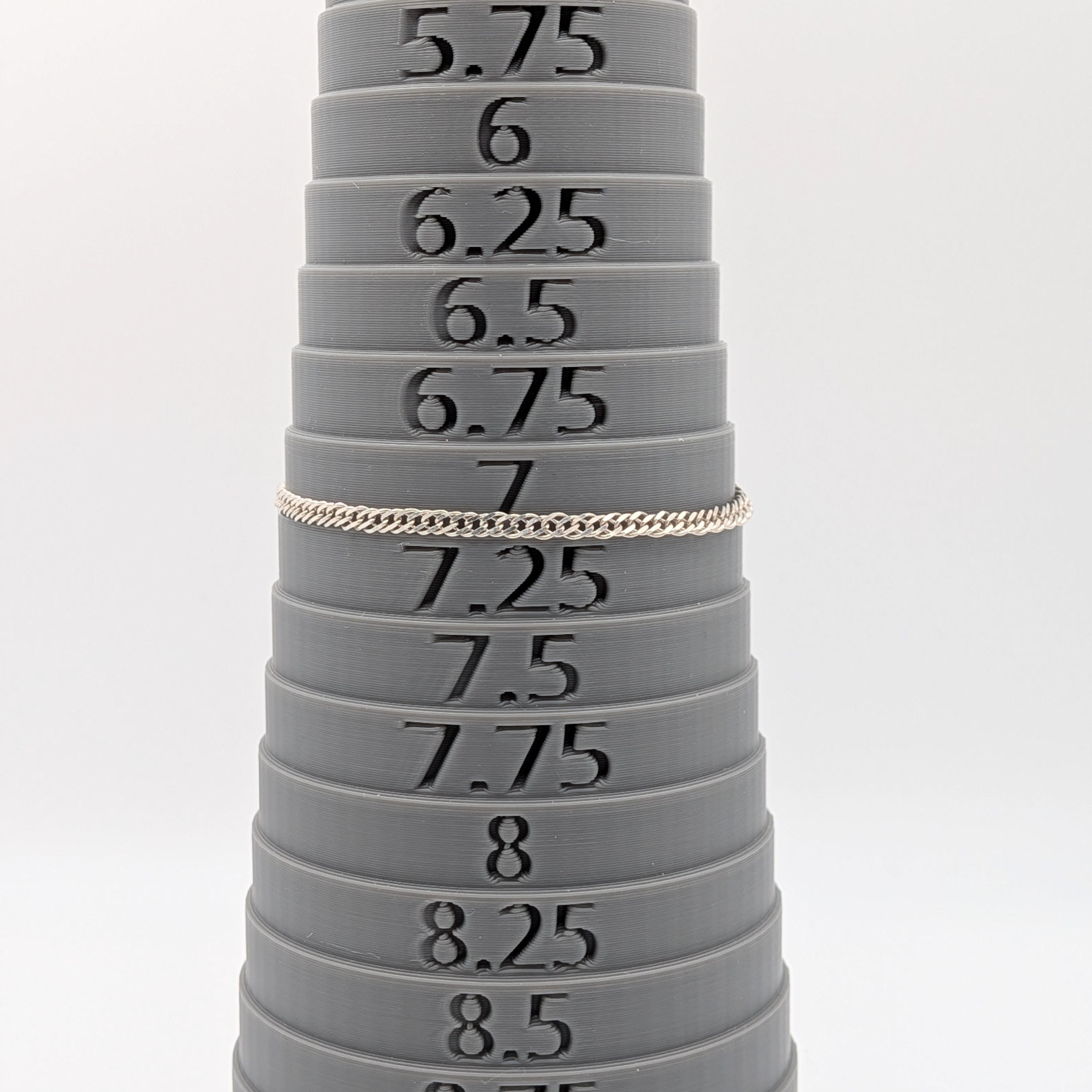 Milor Italy Sterling Silver Curb Chain Bracelet