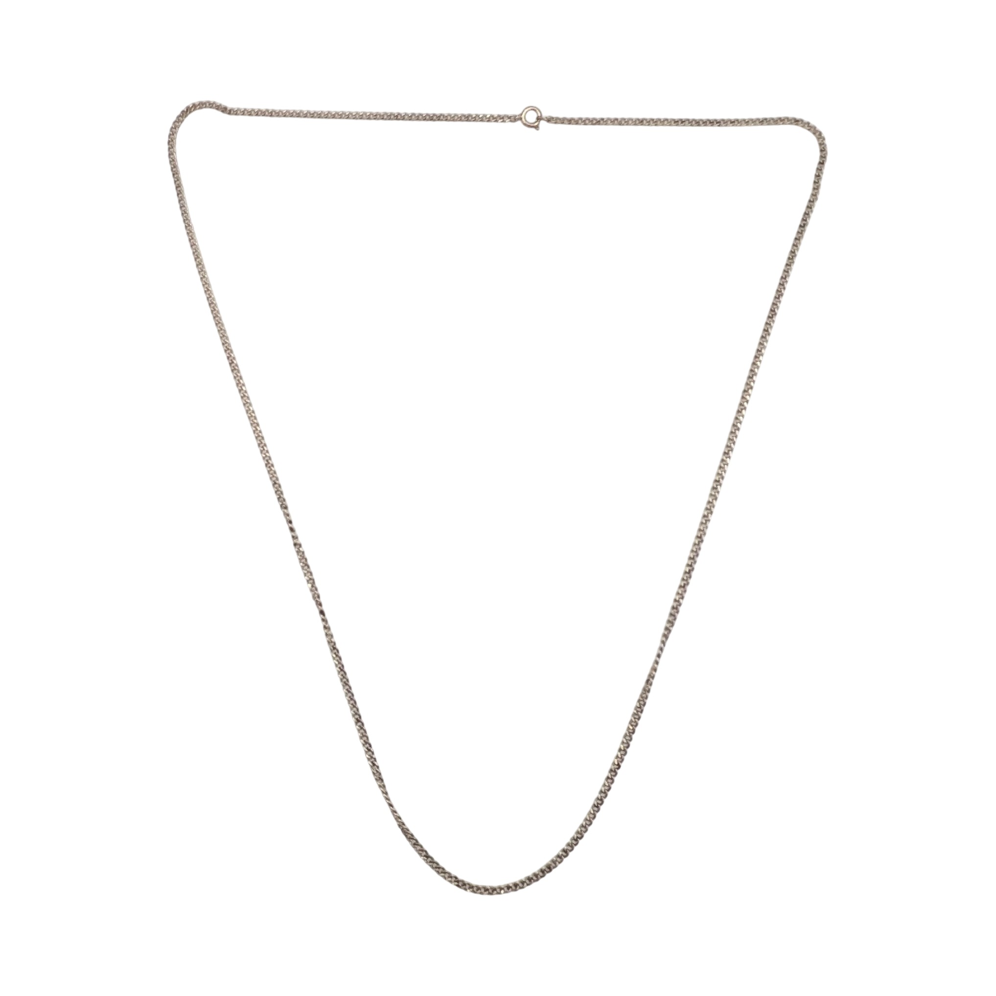 Sterling Silver Curb Chain Necklace