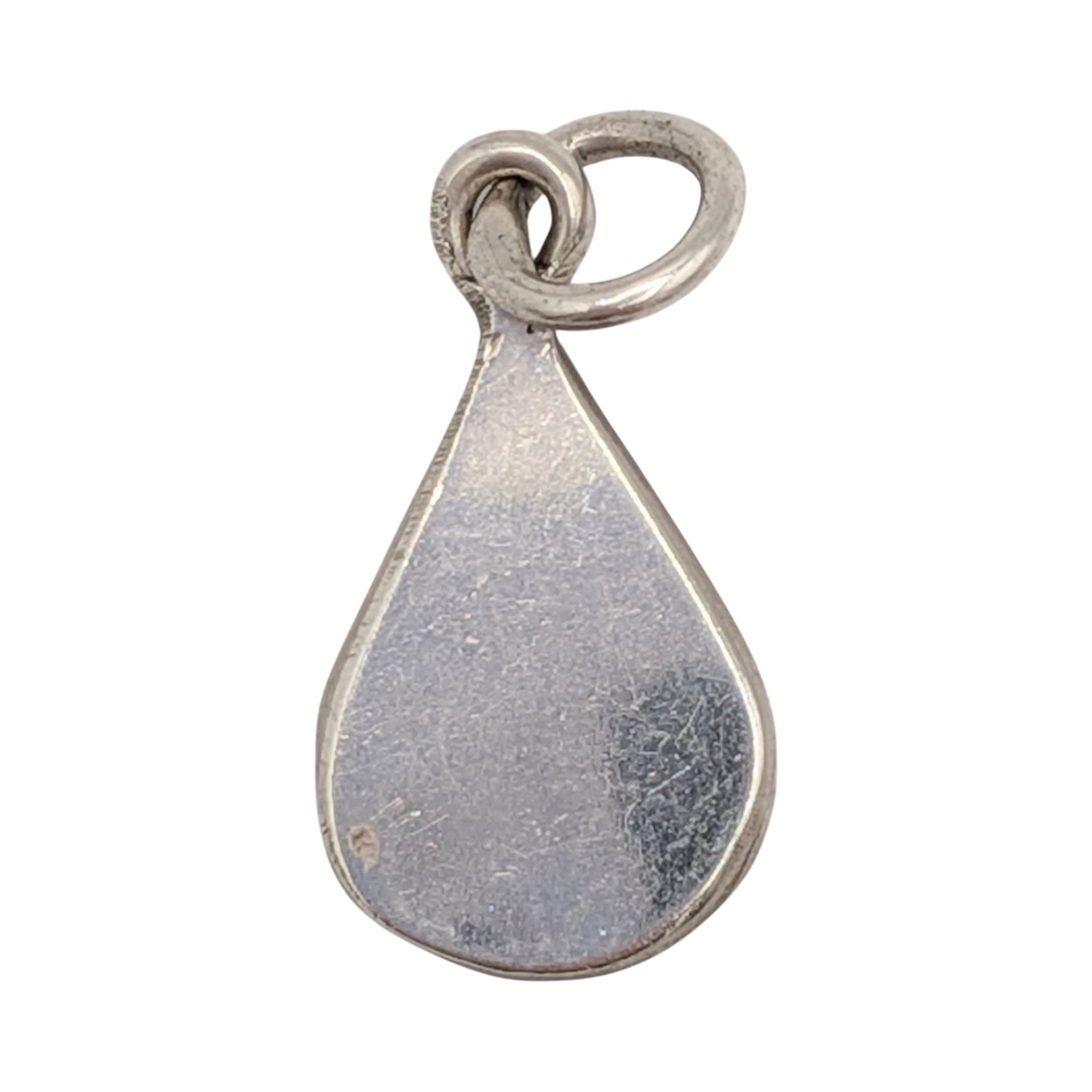 Sterling Silver Mother Of Pearl Inlay Teardrop Pendant