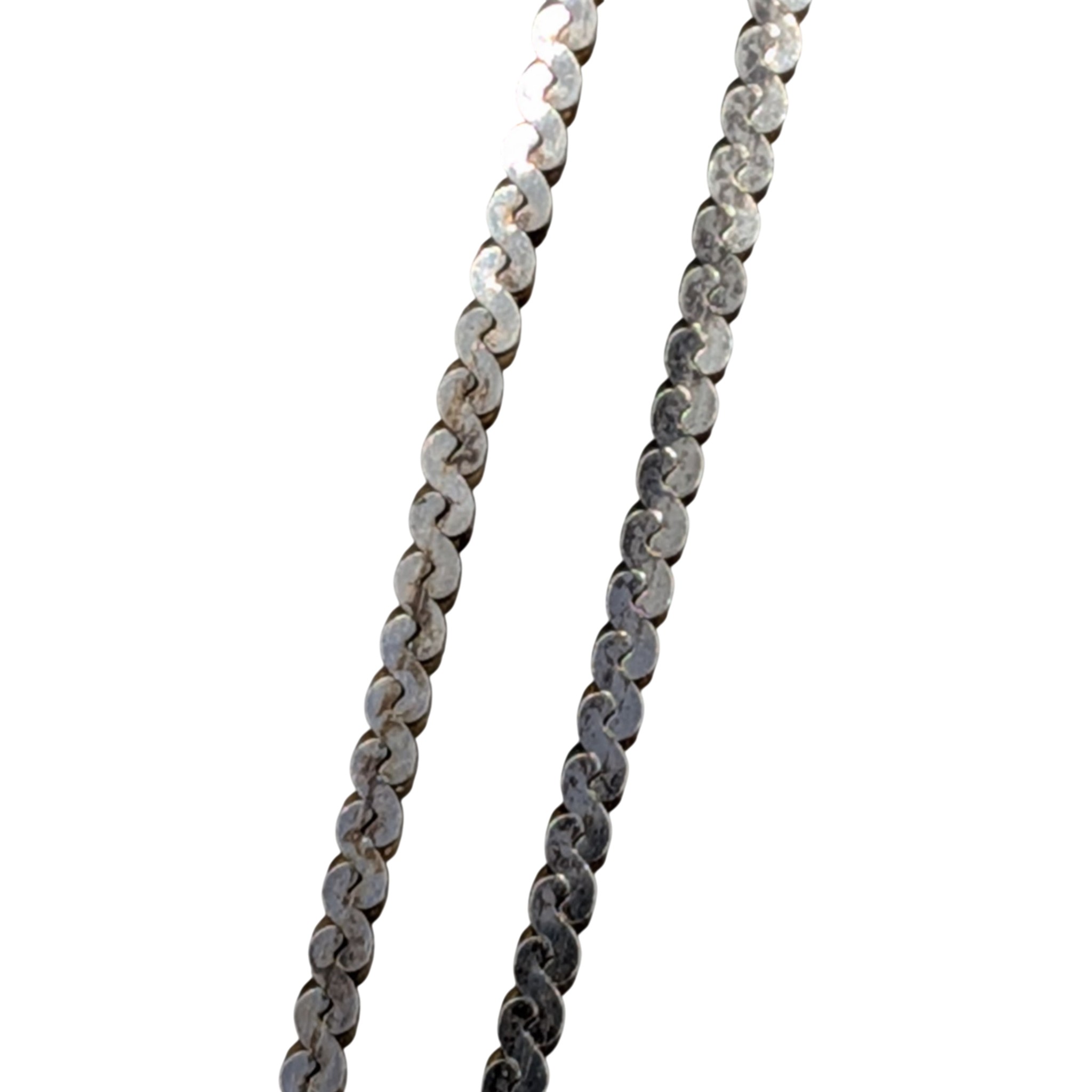 Sterling Silver Flat Curb Chain