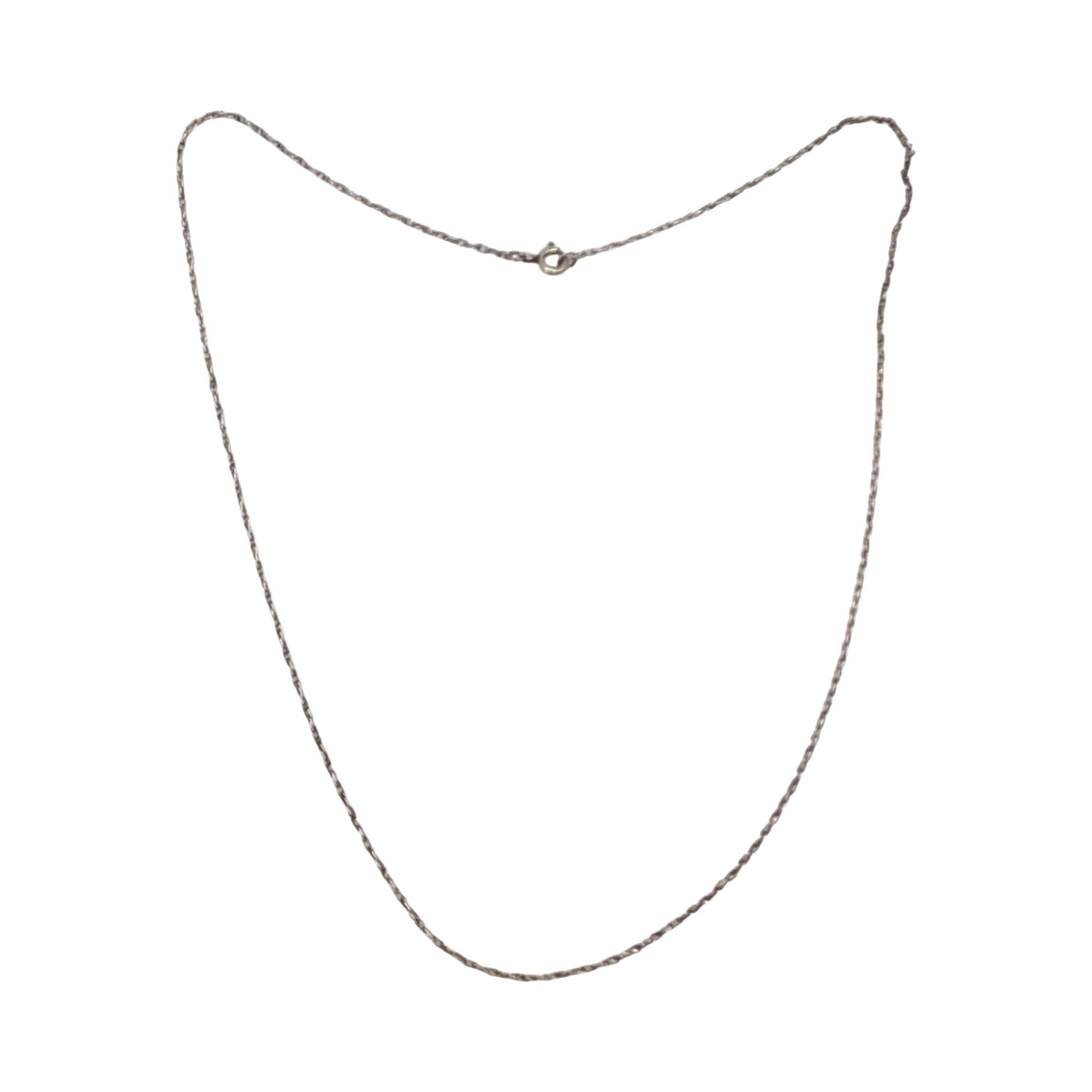Sterling Silver Wheat Chain Necklace