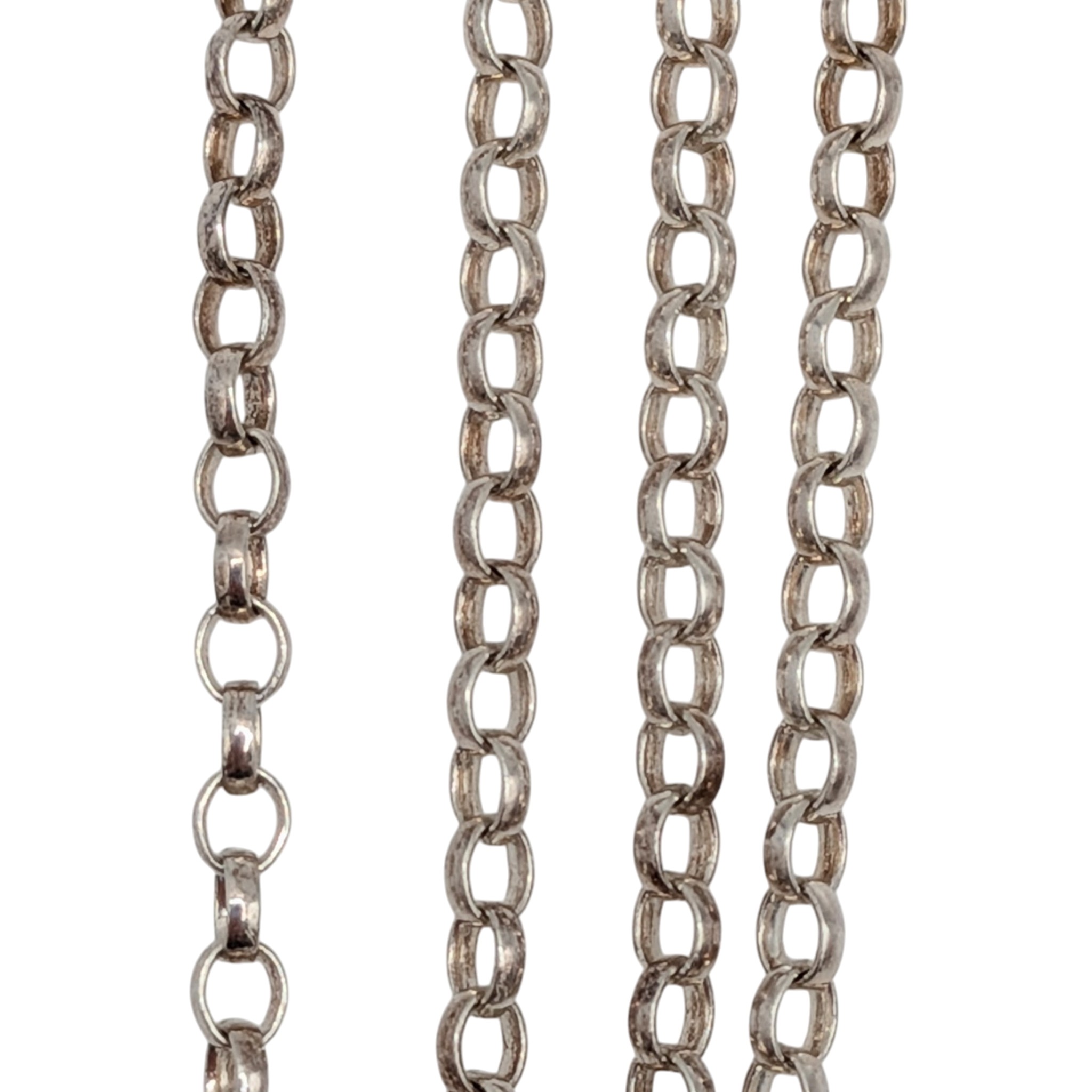 Sterling Silver Rolo Chain Necklace