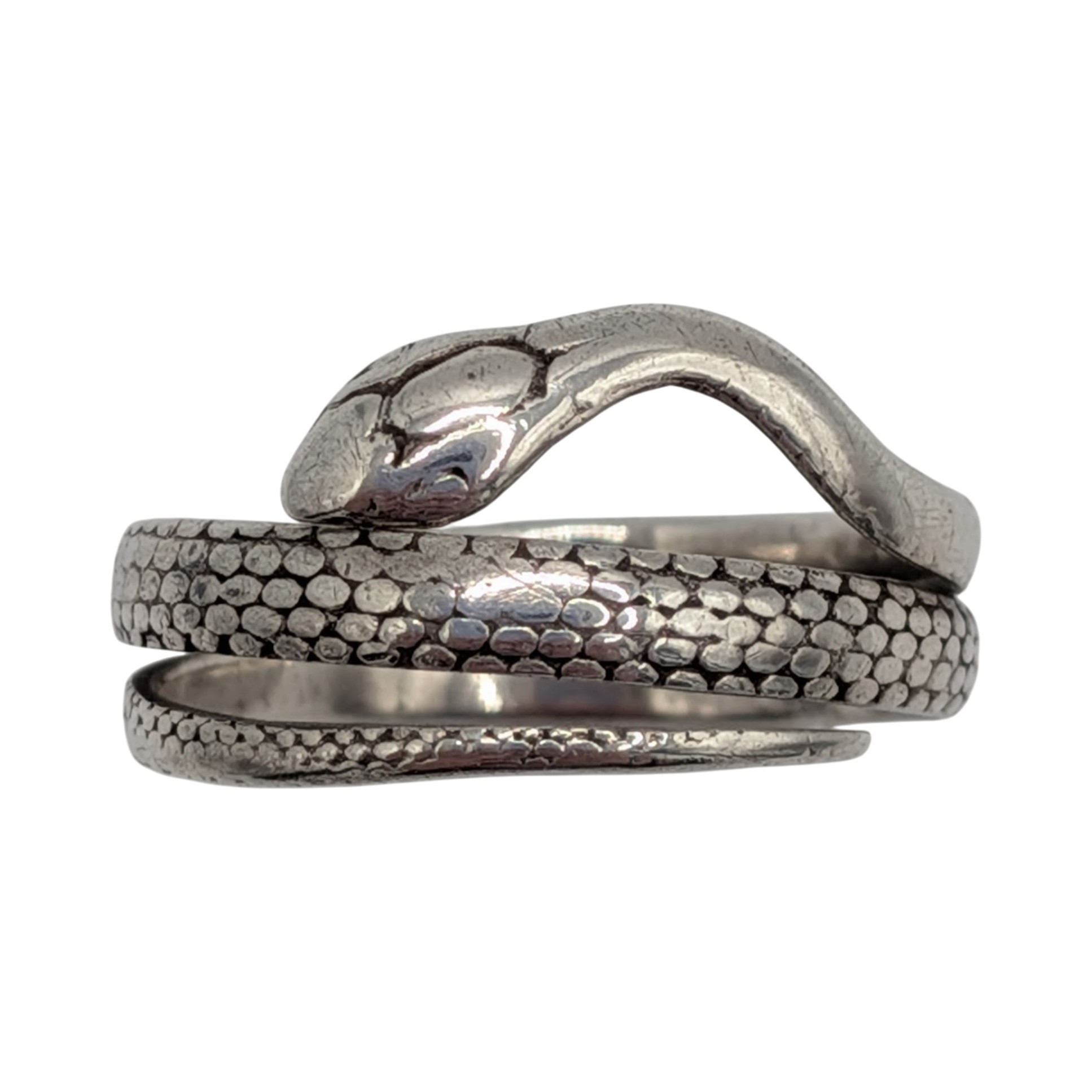 Sterling Silver Wrap Snake Ring Size 8.25