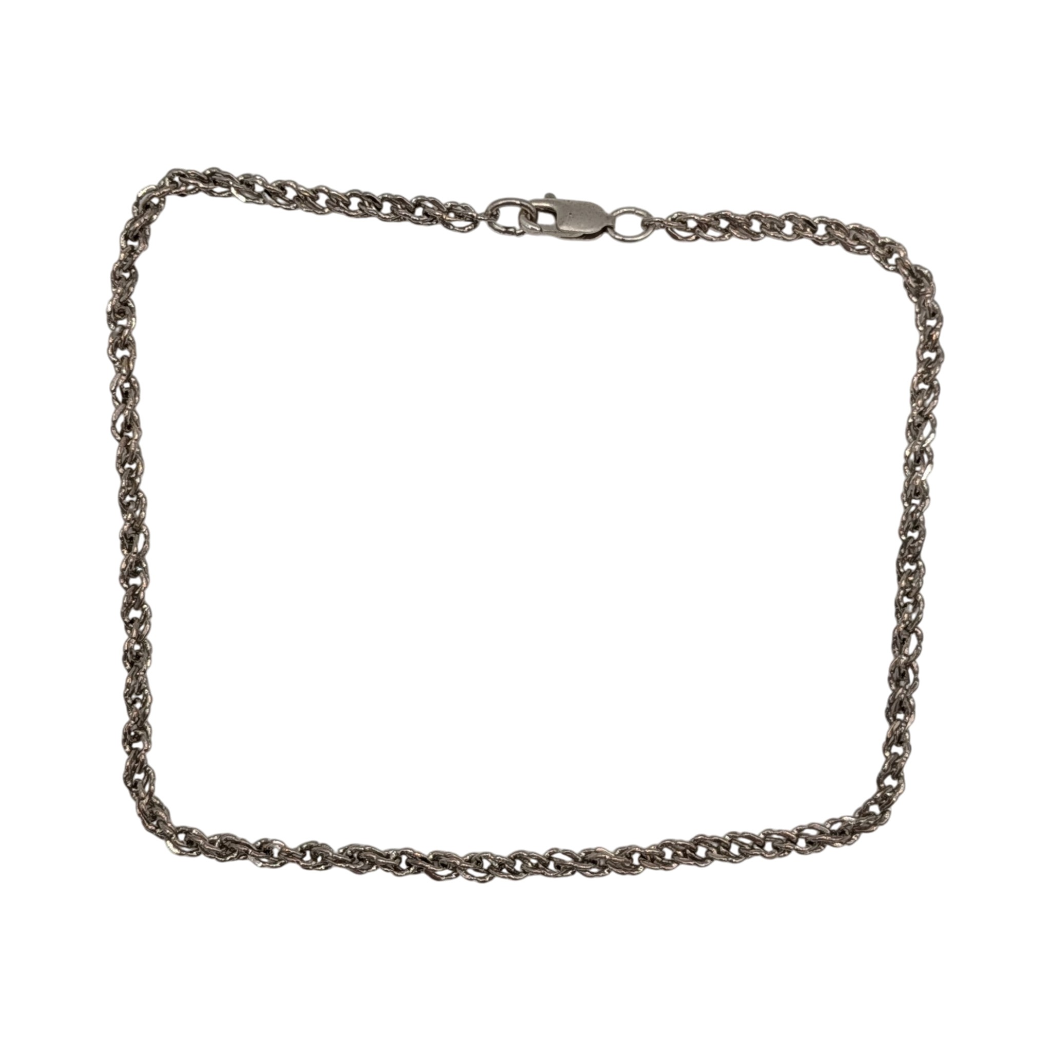 Sterling Silver Spiga Chain Bracelet