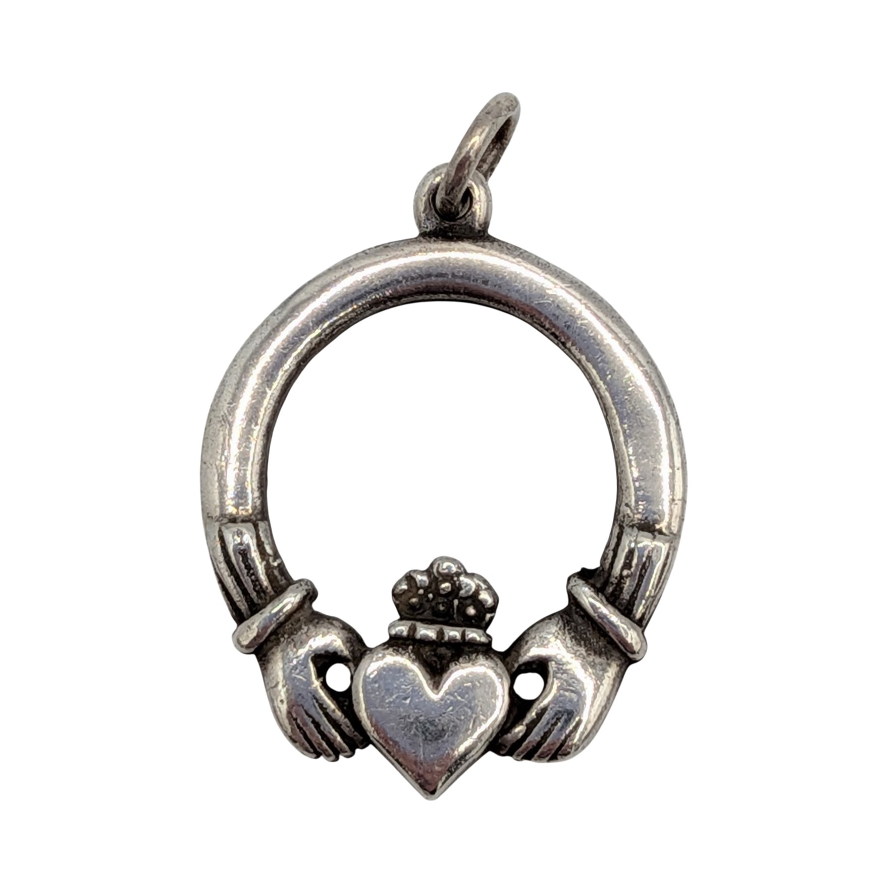 Sterling Silver Claddagh Pendant