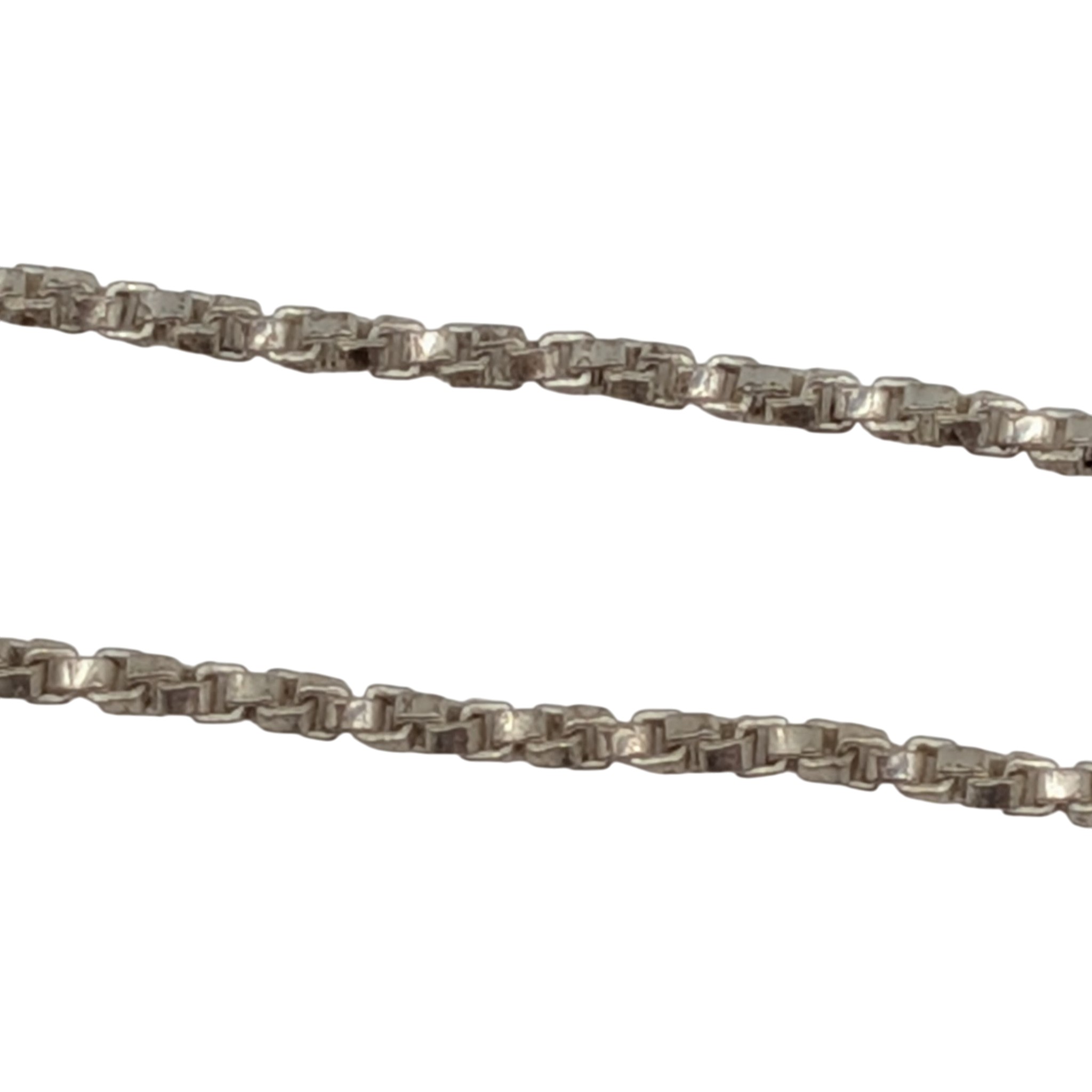 Italy Sterling Silver Twisted Box Chain Bracelet