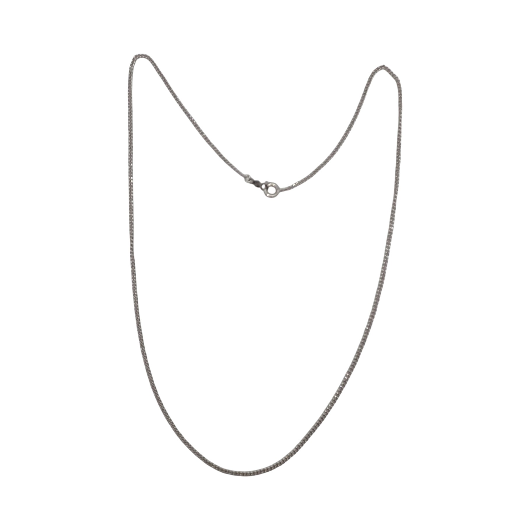 Sterling Silver Curb Chain Necklace