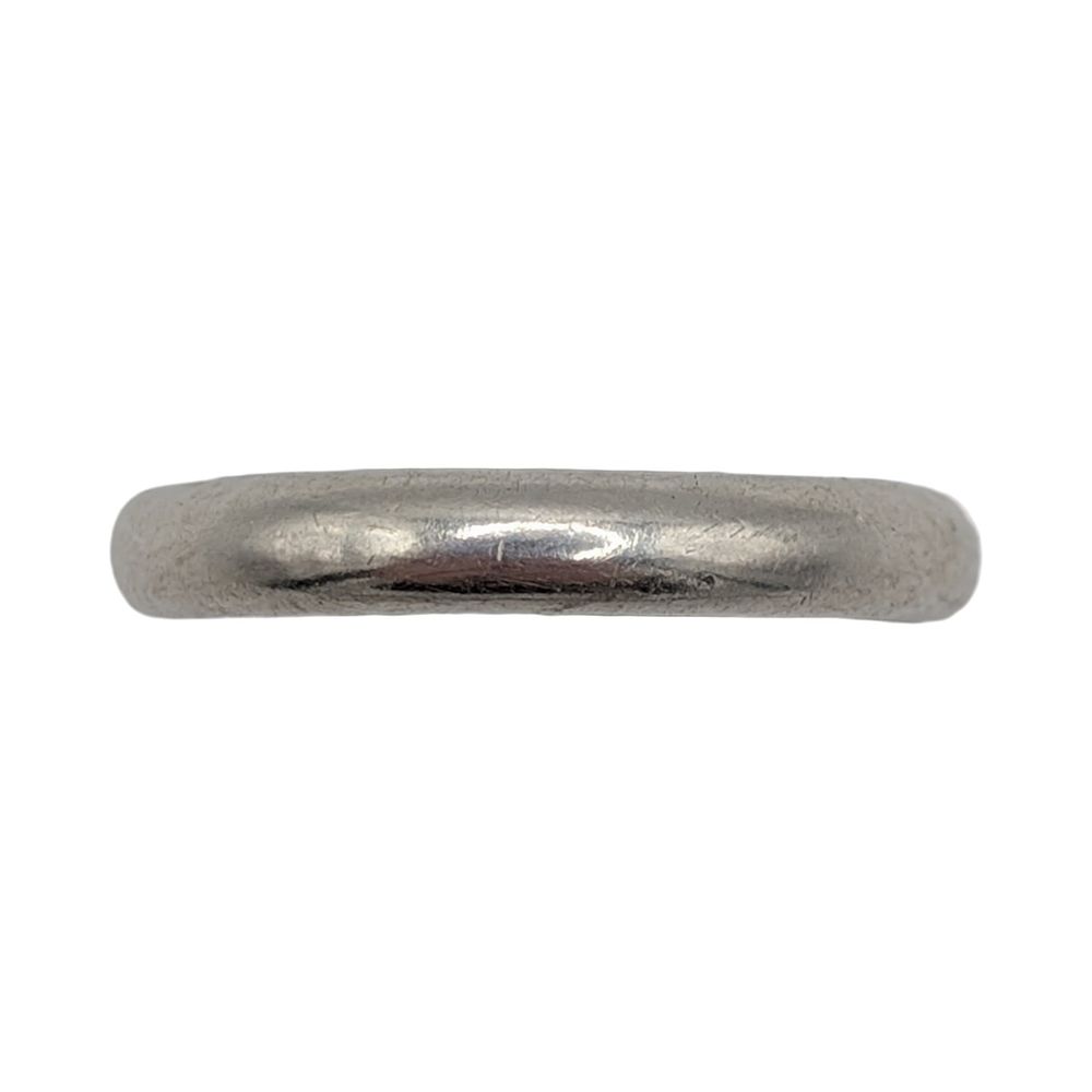 Lot 567: Signed Sterling Silver Internally Stamped Band Ring Size 7.25
