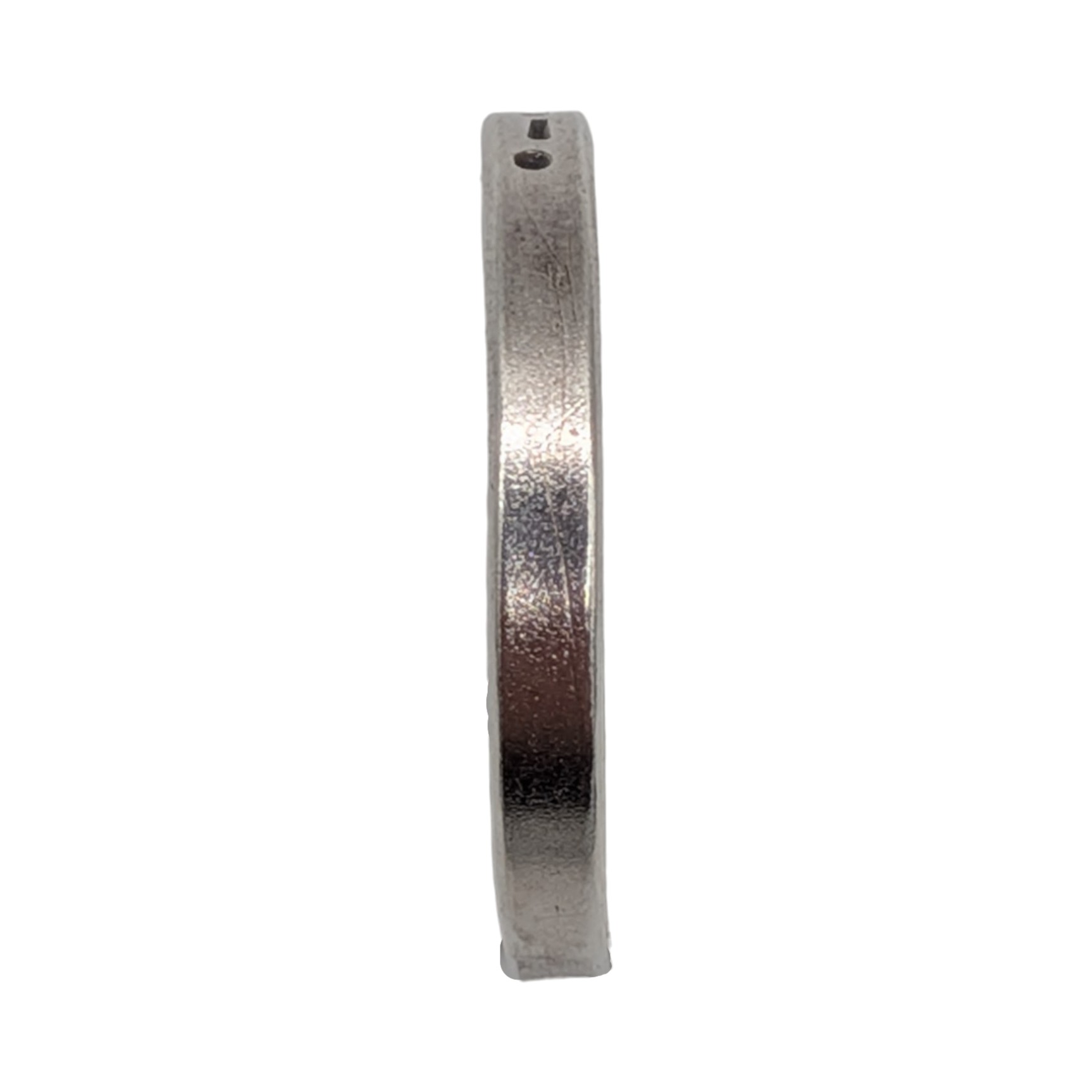Sterling Silver Morse Code Stamped Band Ring Size 10.5