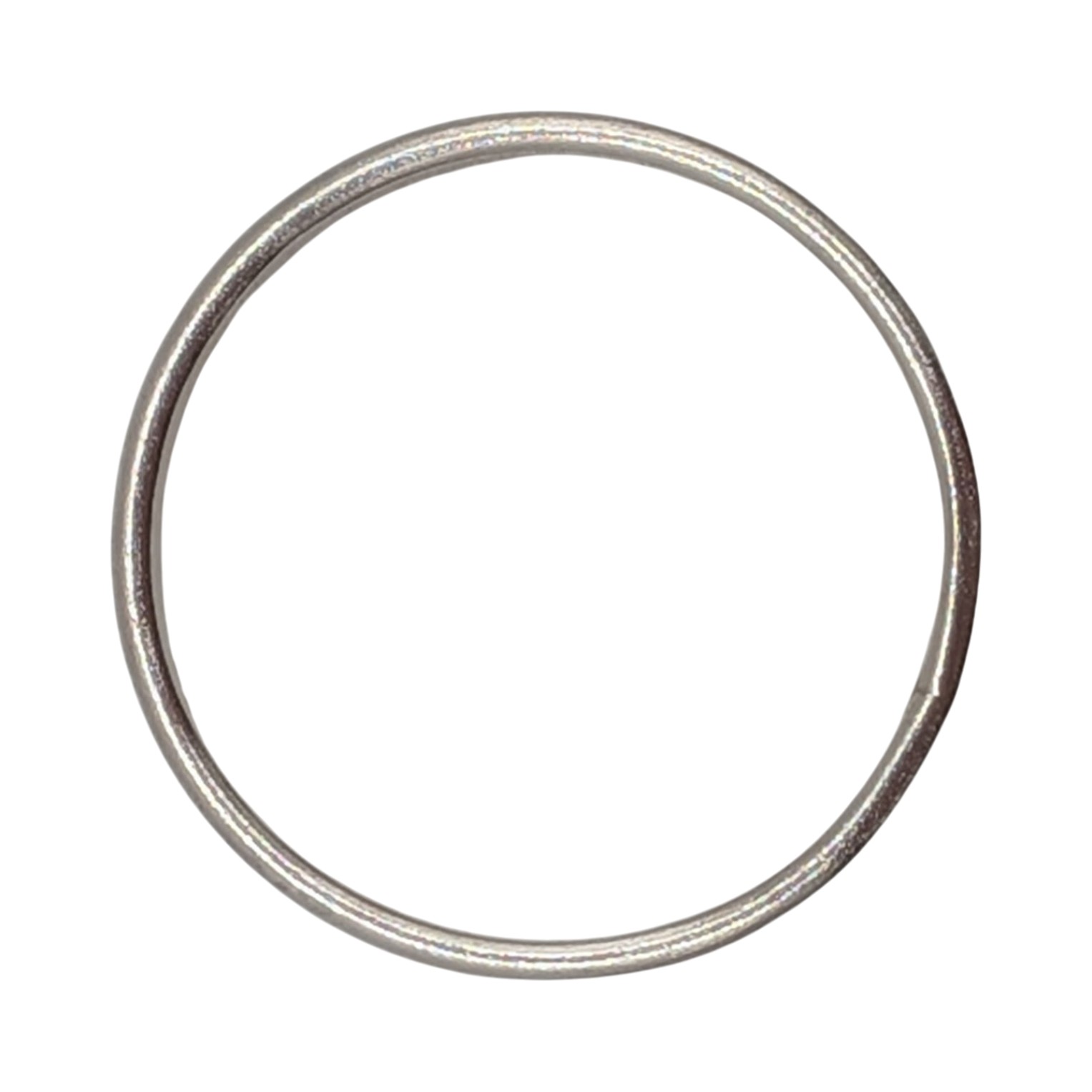 Sterling Silver Morse Code Stamped Band Ring Size 10.5