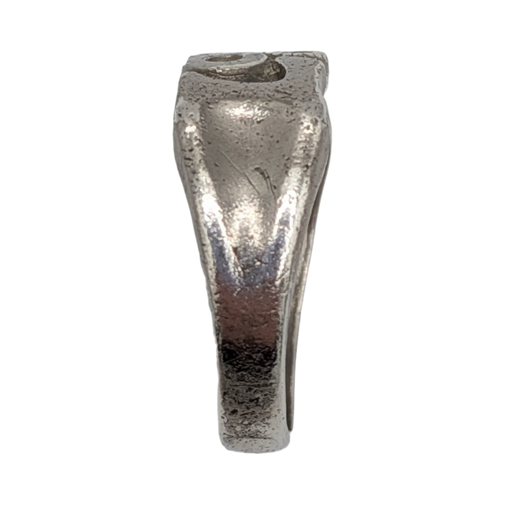 Signed Sterling Silver Love Script Ring Size 4.5