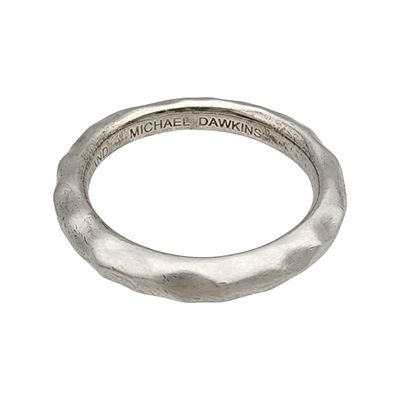 Michael Dawkins Sterling Ridge Ring Sz 6 - 3.7g