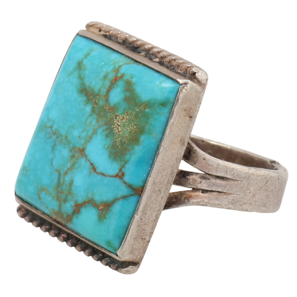 Navajo Sterling Turquoise Ring Sz 5.5