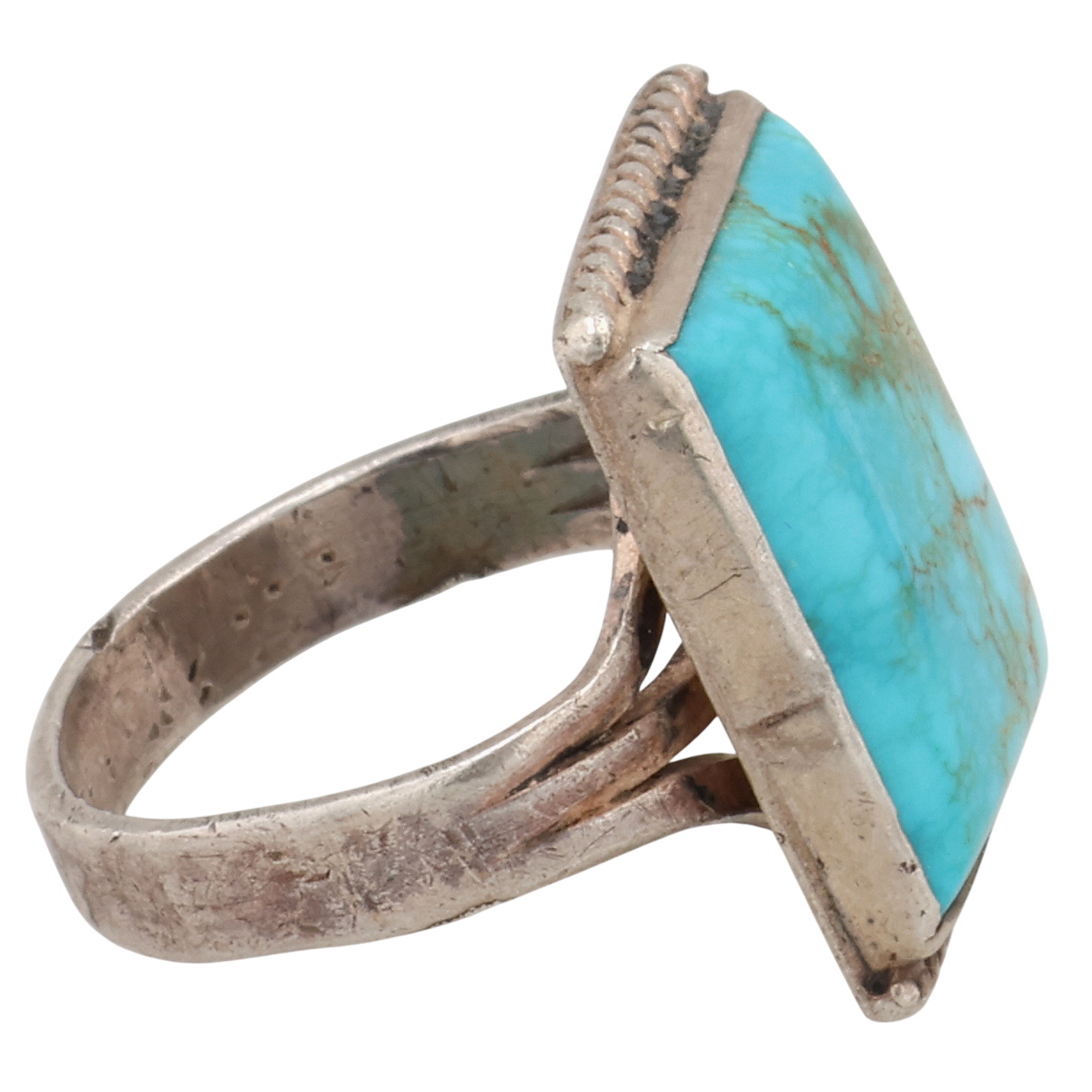 Navajo Sterling Turquoise Ring Sz 5.5