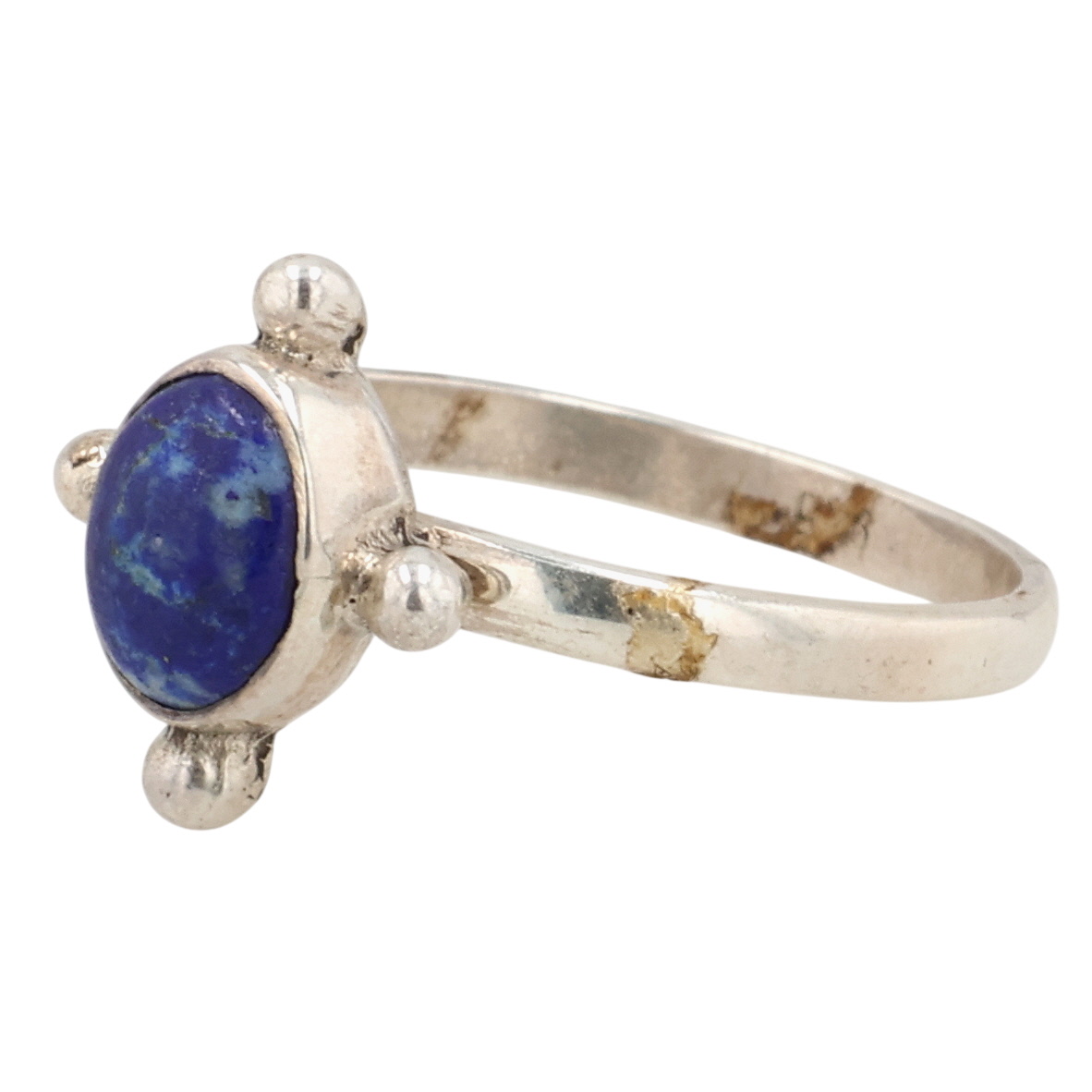 Navajo Sterling Sodalite Ring Sz 5