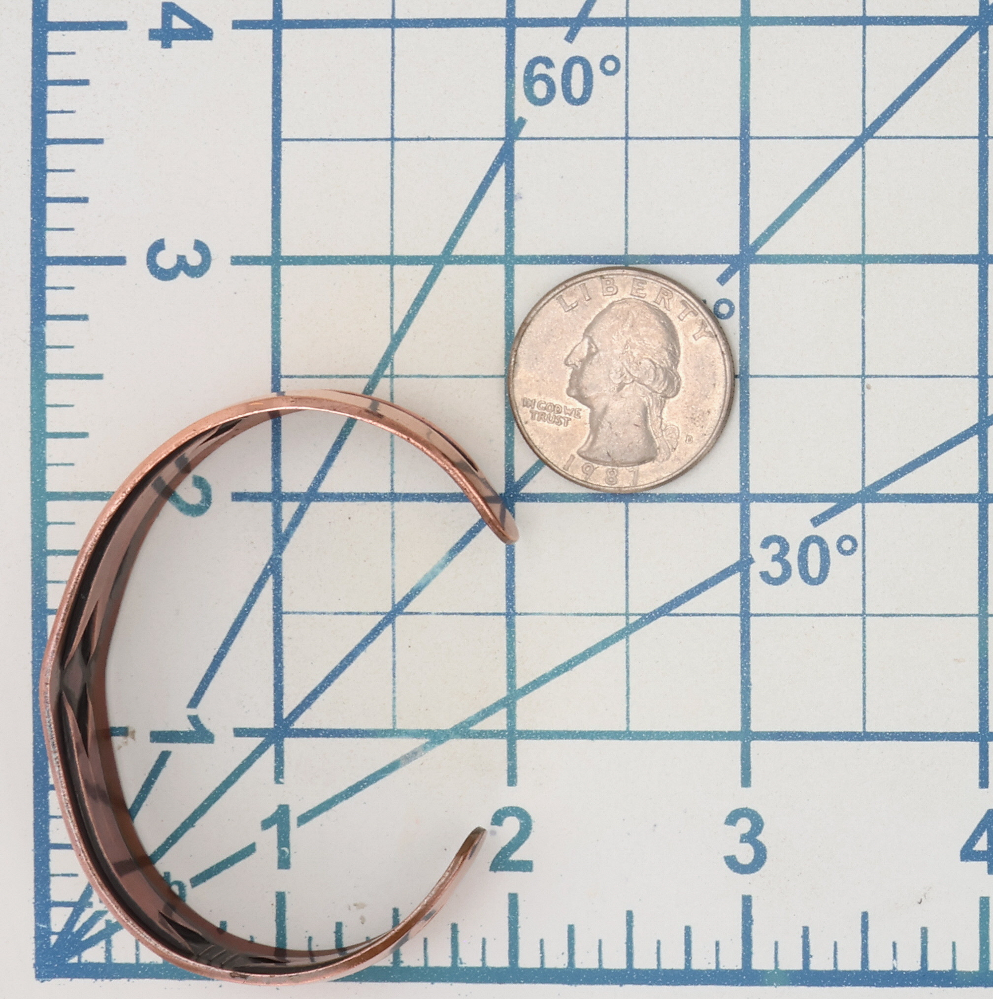 Navajo Copper Cuff Bracelet