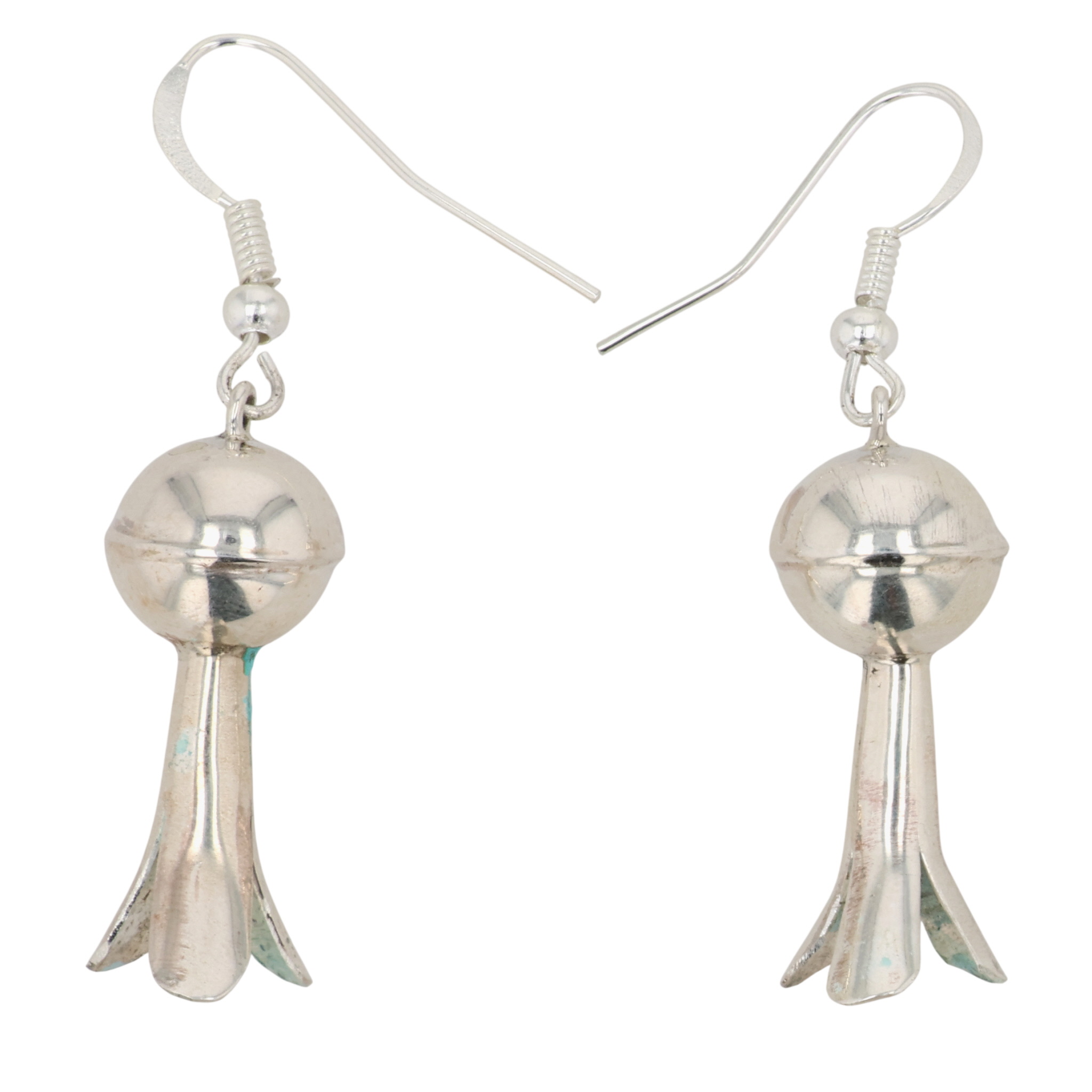 Monica Smith Navajo Sterling Squash Blossom Earrings