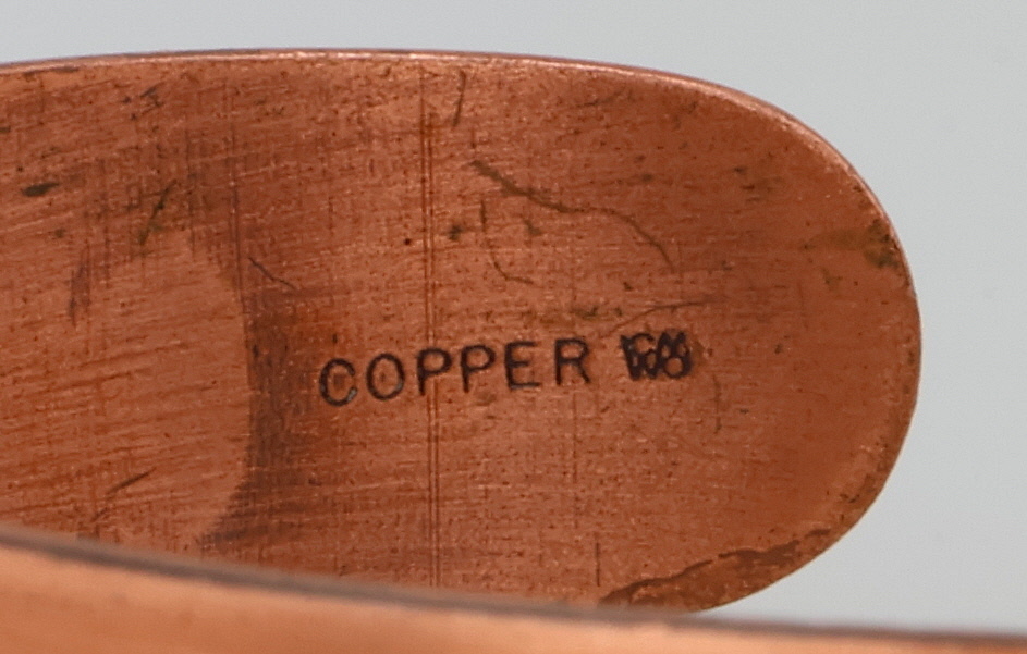 Wheeler Manufacturing Co. Copper Cuff Bracelet