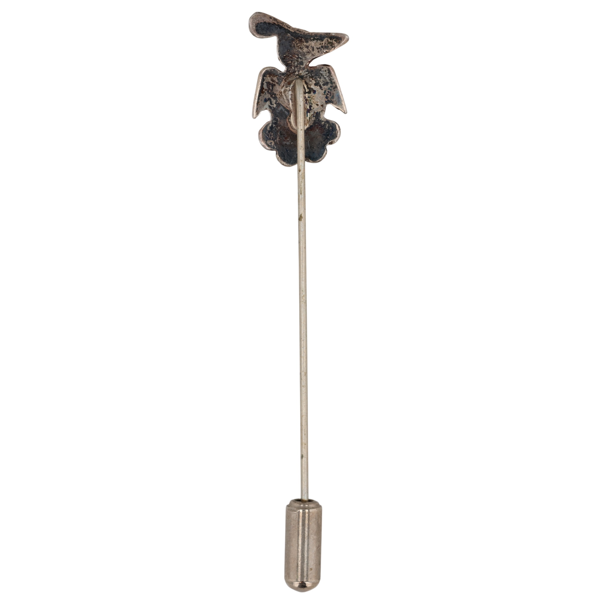 Zuni Sterling Multi-Stone Inlay Thunderbird Stick Pin