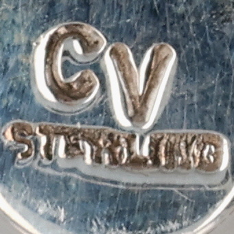 Signed Navajo Sterling Multi-Stone Inlay Pendant