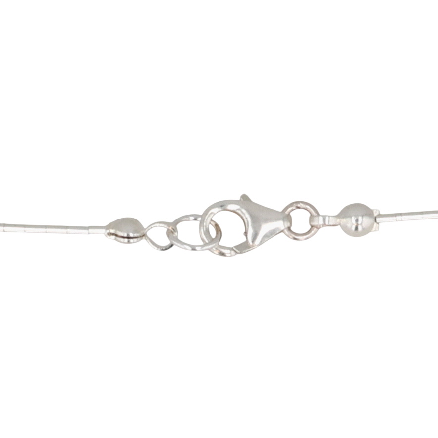 Southwest Sterling Purple Spiny Oyster Liquid Silver Lariat Necklace