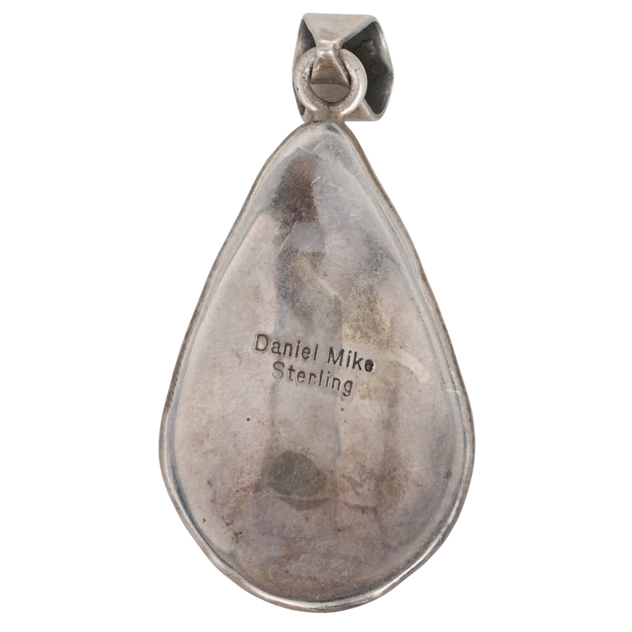 Daniel Mike Navajo Sterling Turquoise Pendant