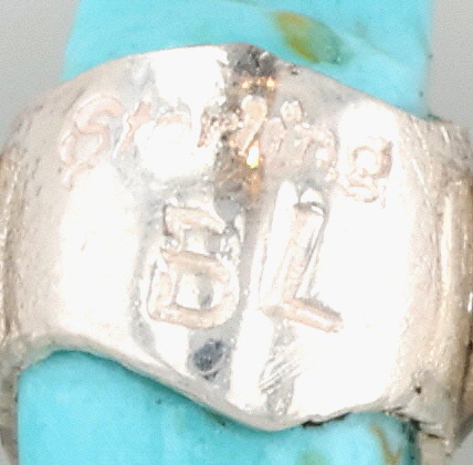 Ben Livingston Navajo Sterling Turquoise Eagle Necklace