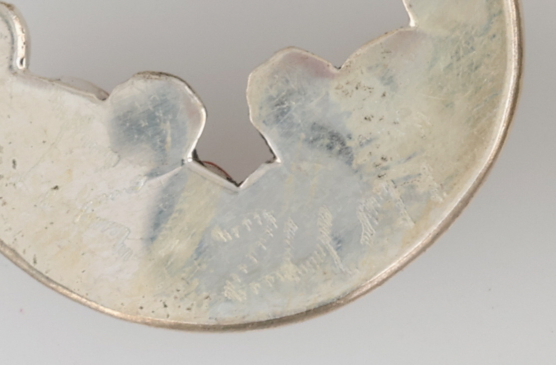 Janice Lalio Zuni Sterling Multi-Stone Inlay Sunface Earrings