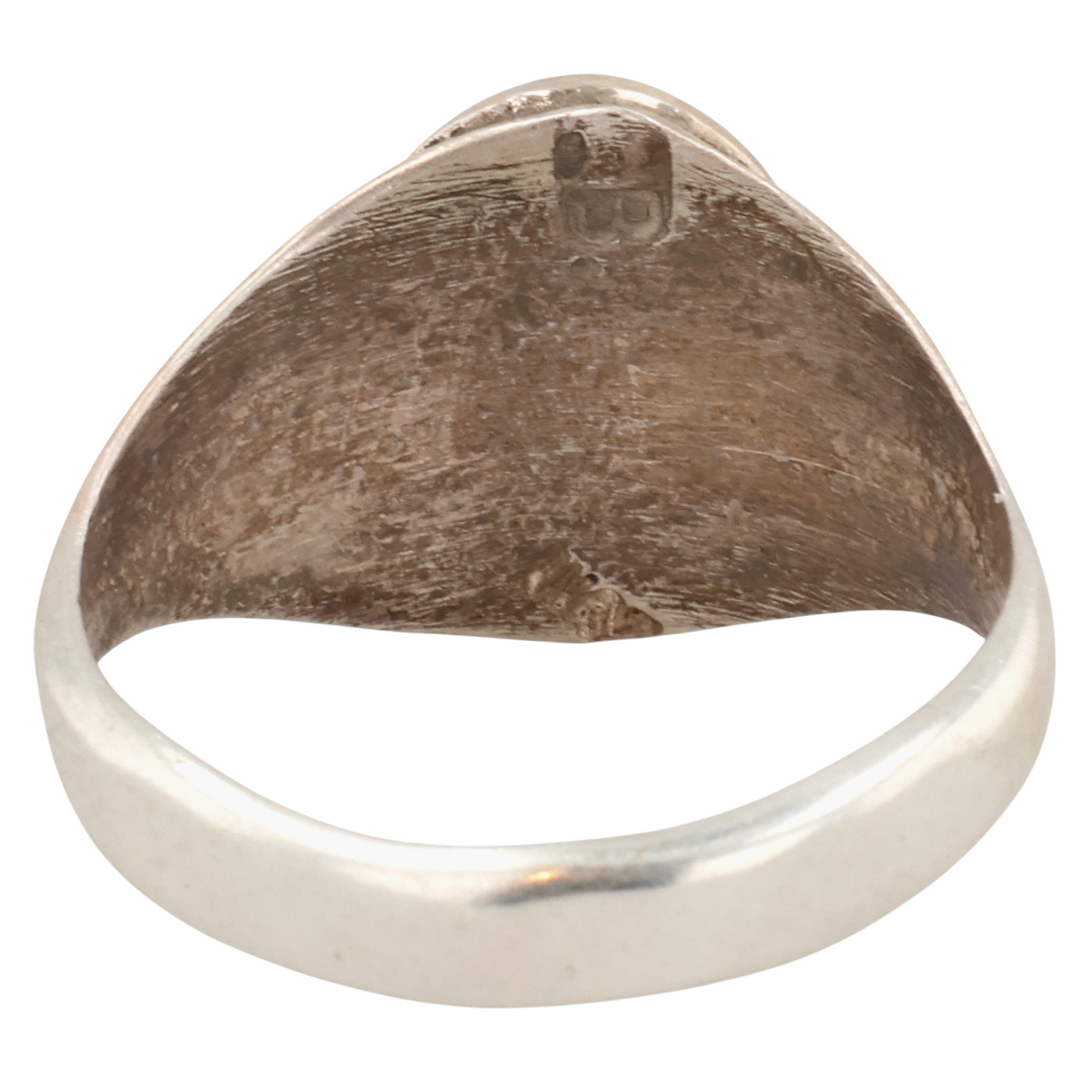 Raymond Bobelu Zuni Sterling Multi-Stone Inlay Ring Sz 10