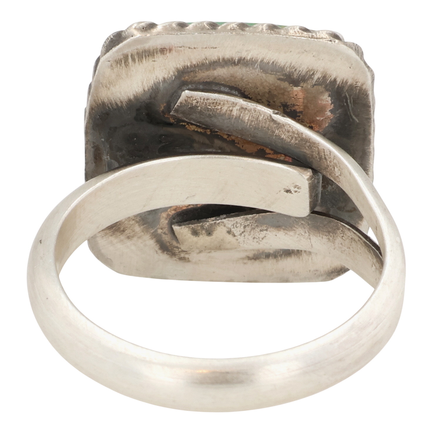 Donovan Nez Navajo Sterling Kingman Turquoise Adjustable Ring