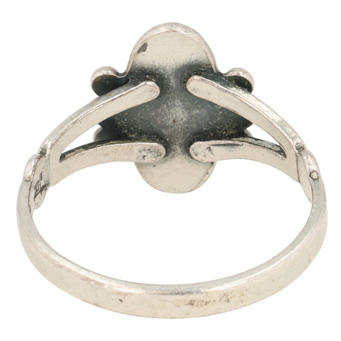 Bell Trading Post Sterling Turquoise Ring Sz 6.75