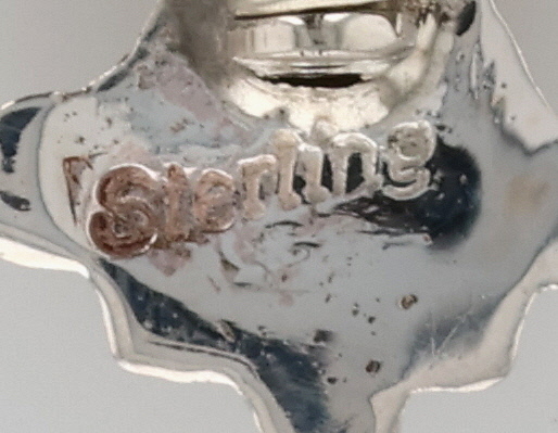 Native Sterling Rainbow Man Brooch