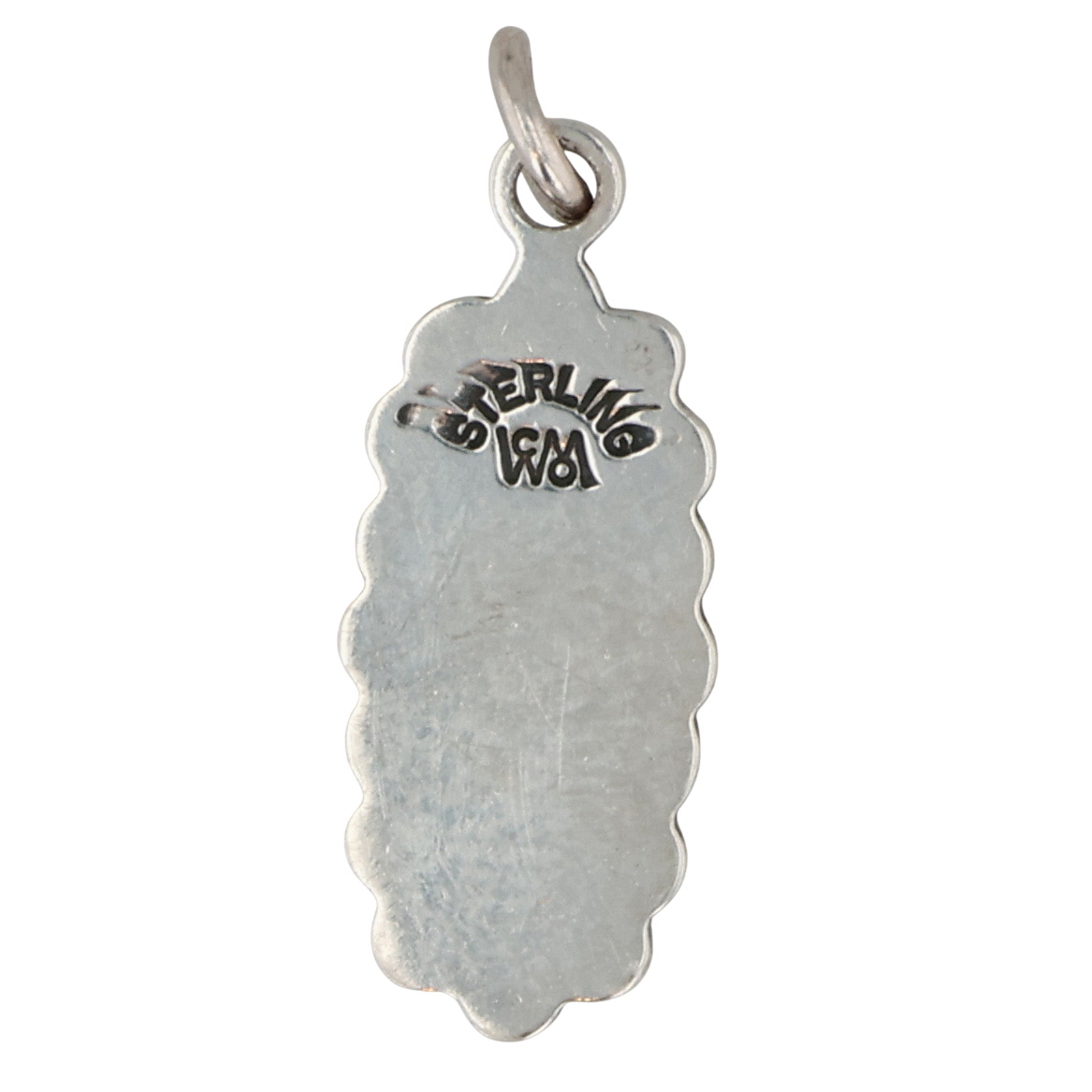 Wheeler Manufacturing Co. Sterling Multi-Stone Inlay Pendant