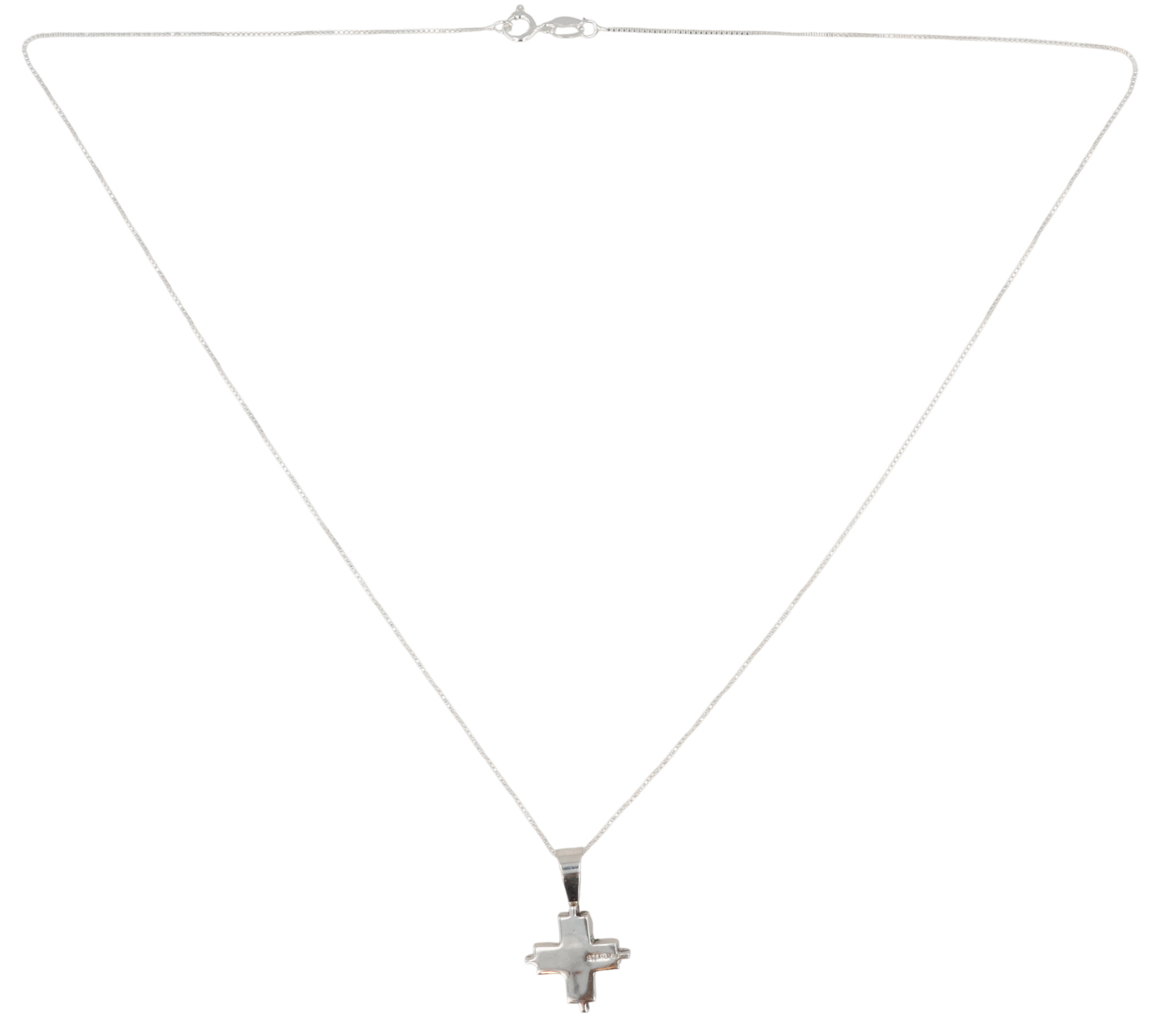 Jerold Francisco Navajo Sterling Turquoise Zia Necklace