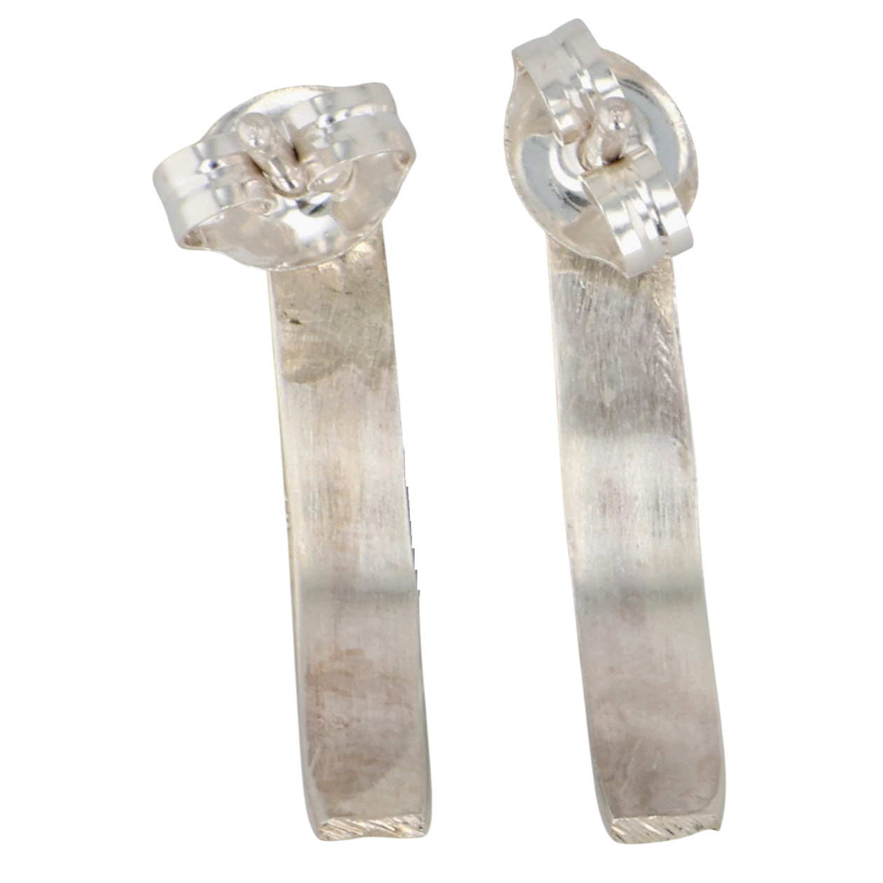 Kent Lonjose Zuni Sterling Turquoise Inlay Earrings