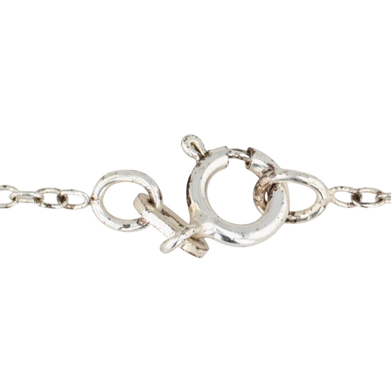 Signed Southwest Sterling Multi-Stone Cross Necklace