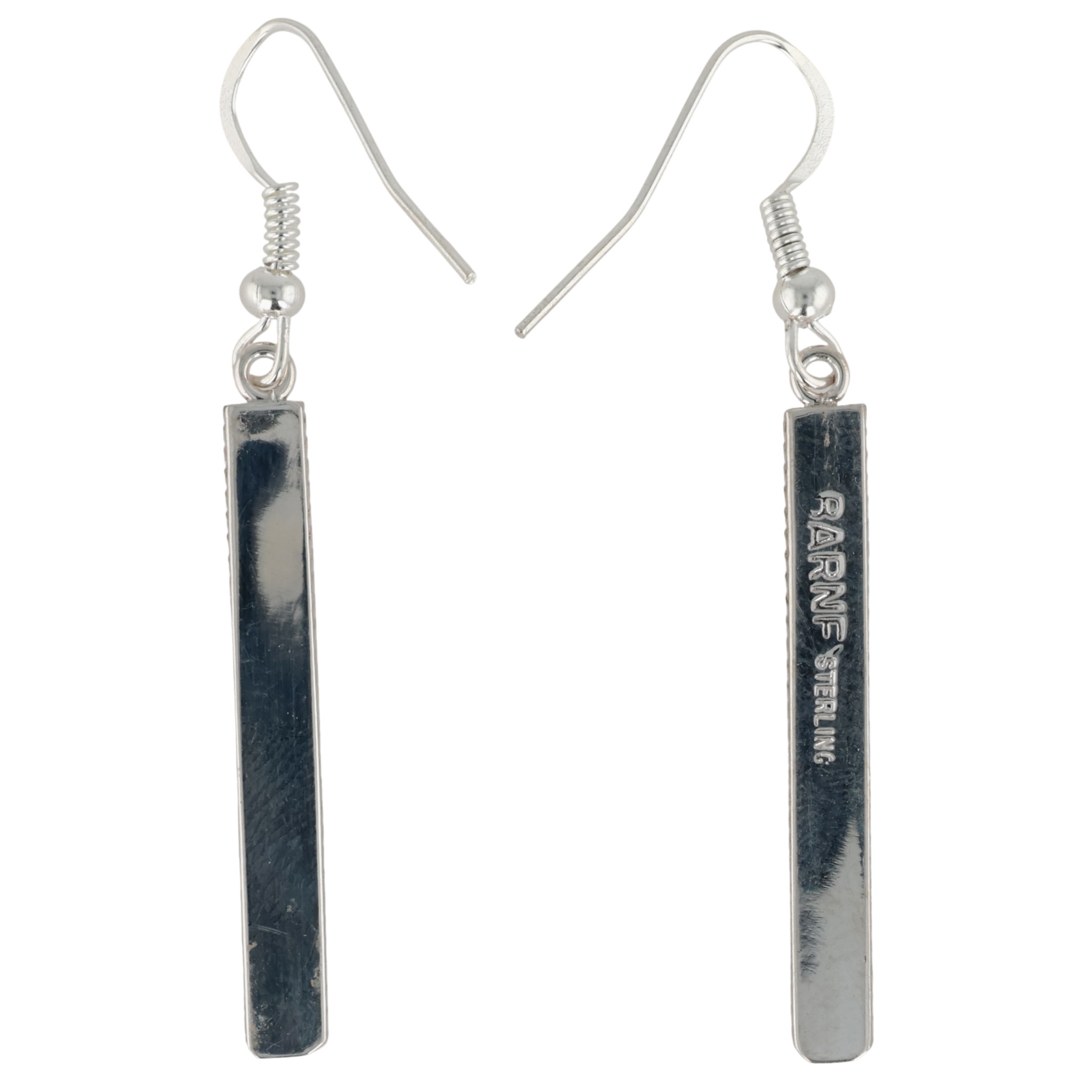 Allen Barney Navajo Sterling Opal Earrings