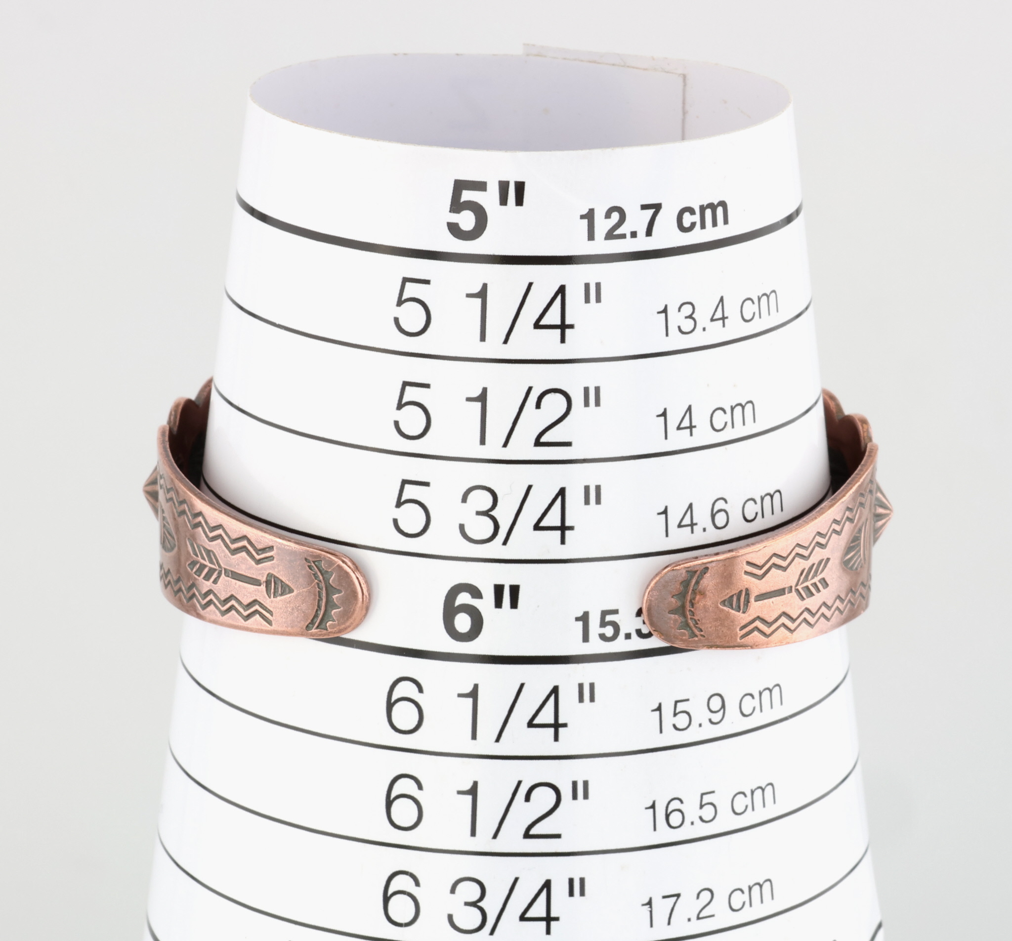 Navajo Copper Stamped Cuff Bracelet