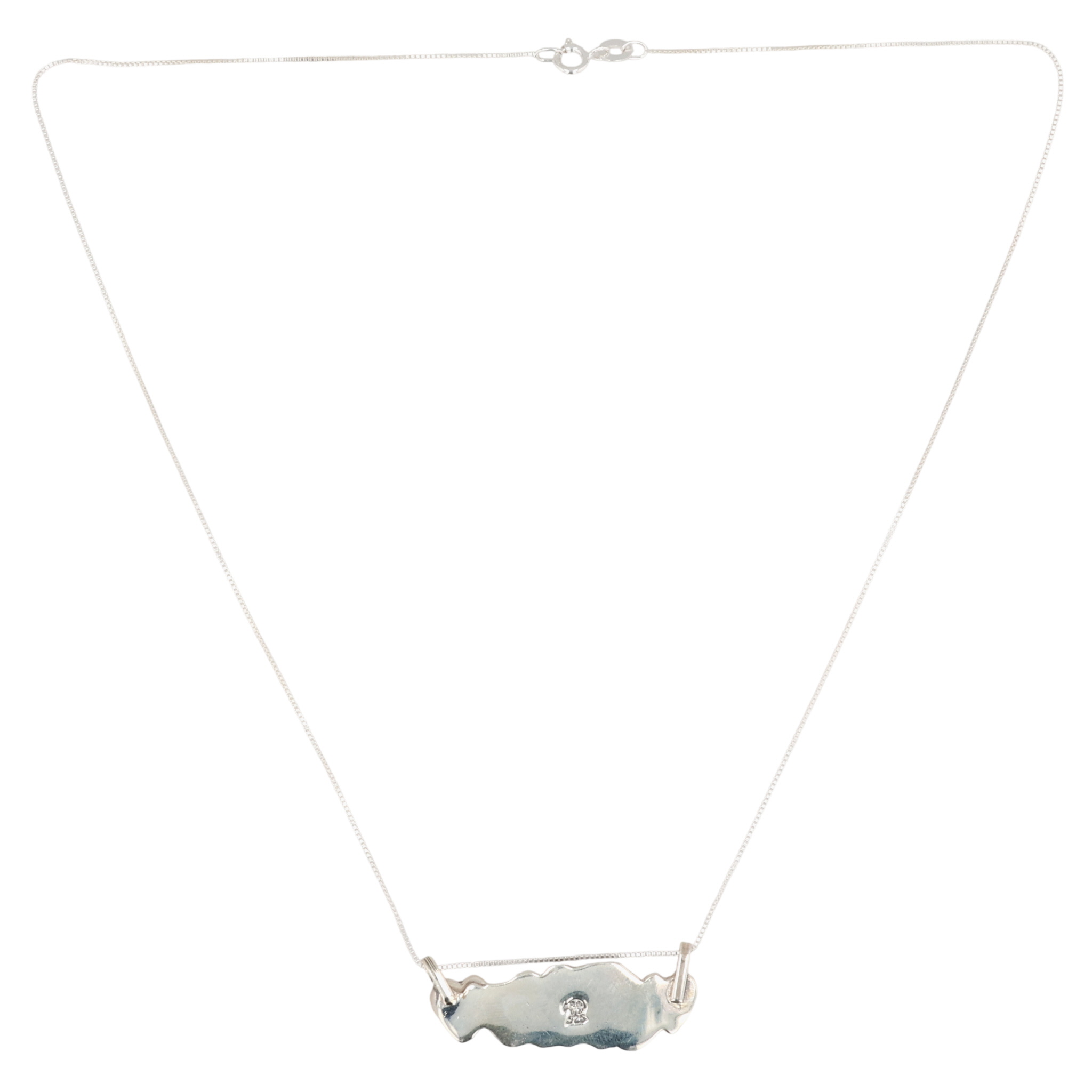 Myra Benally Navajo Sterling Pink Conch Okie Necklace