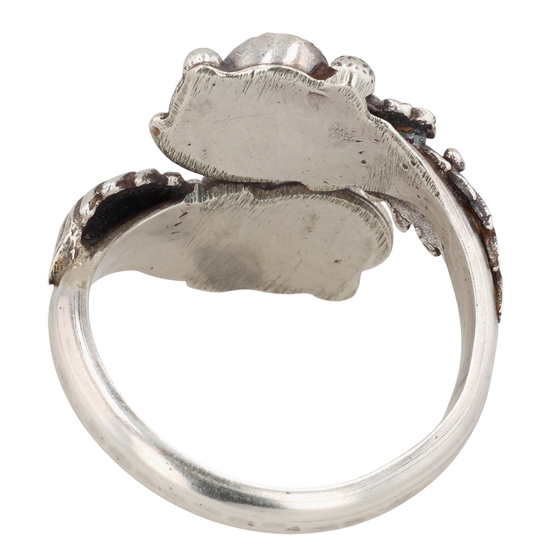 Etta Belin Navajo Sterling Pink Conch Ring Sz 8.5