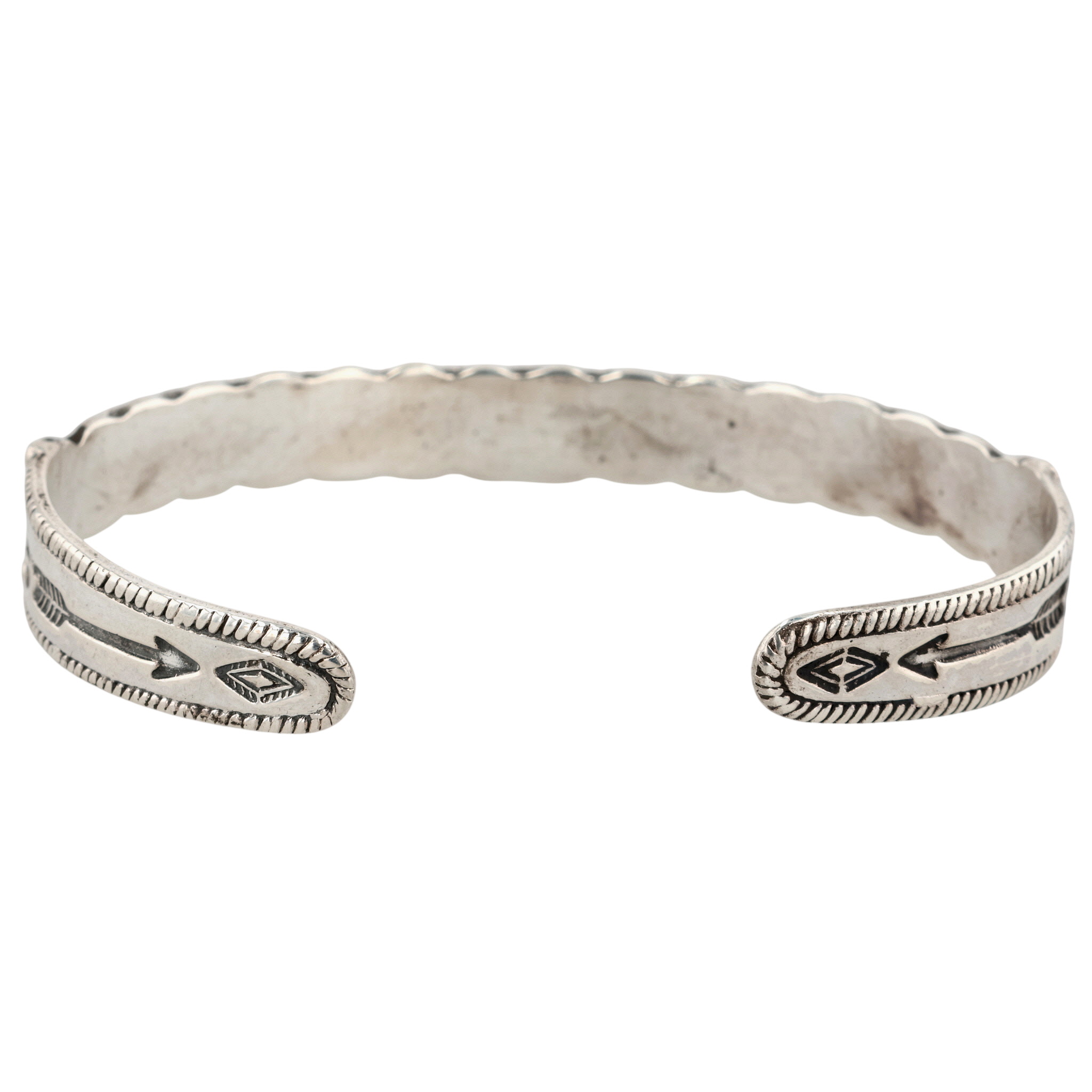 Vintage Navajo Sterling Turquoise Cuff Bracelet