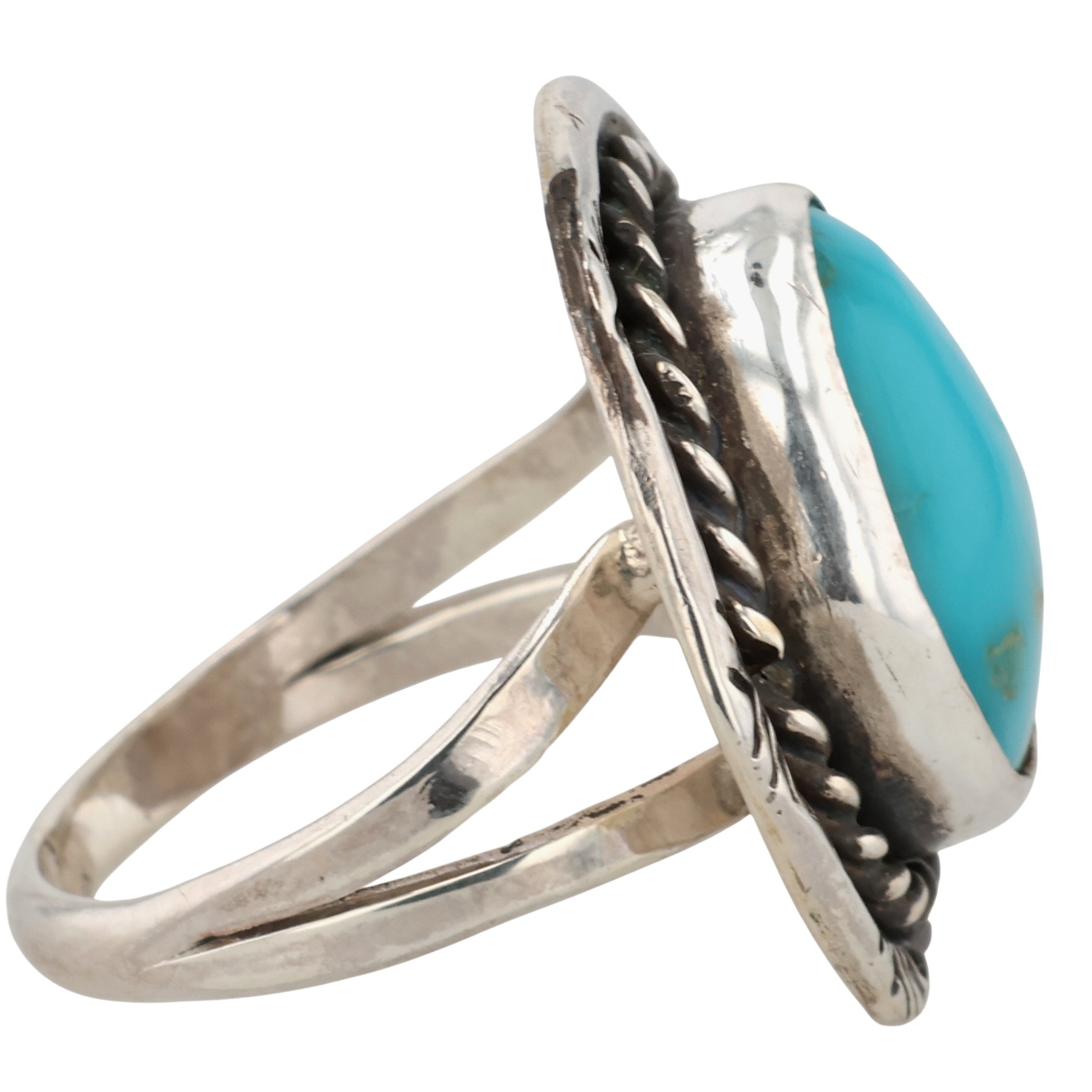 Navajo Sterling Turquoise Ring Sz 7