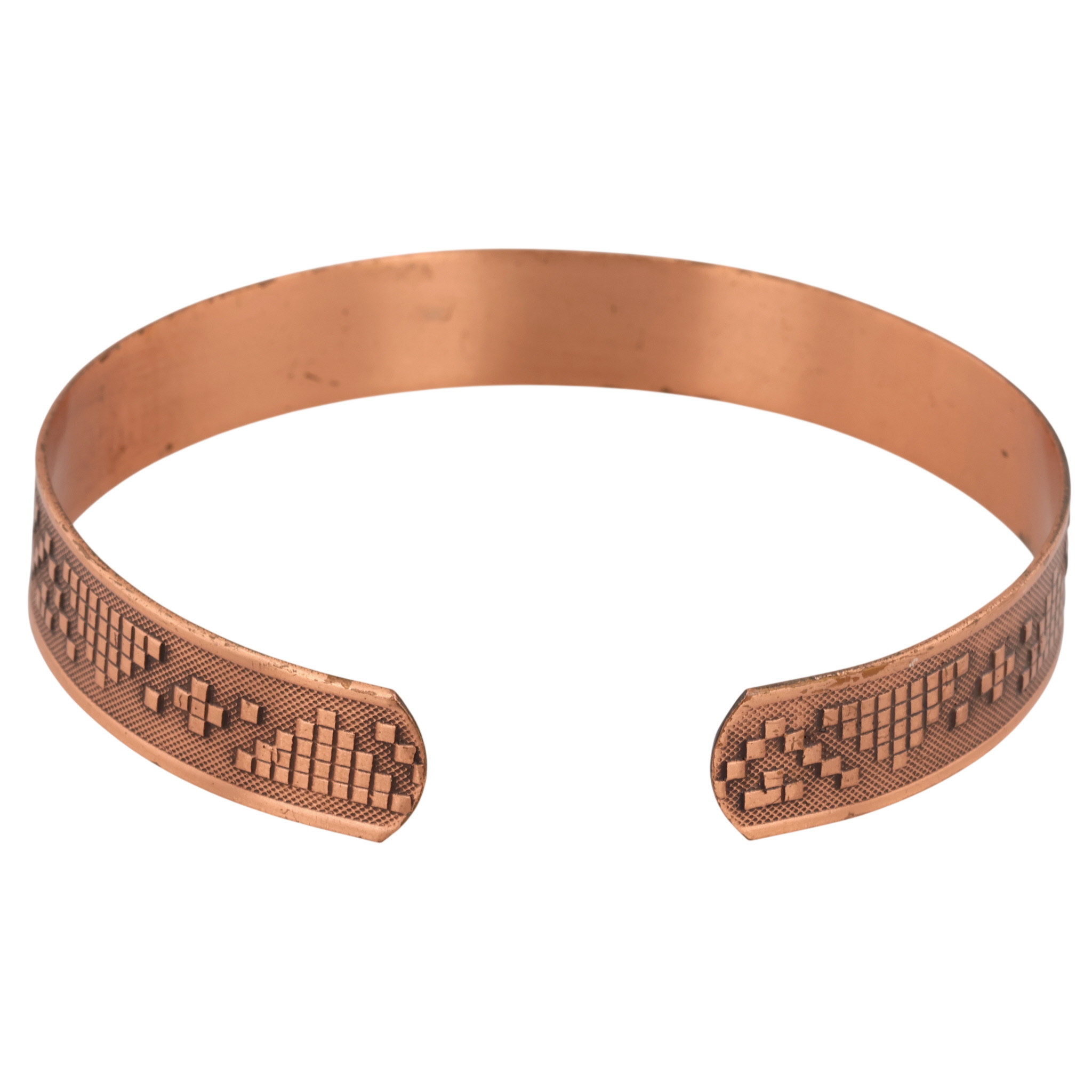 Southwest Copper Stamped Cuff Bracelet