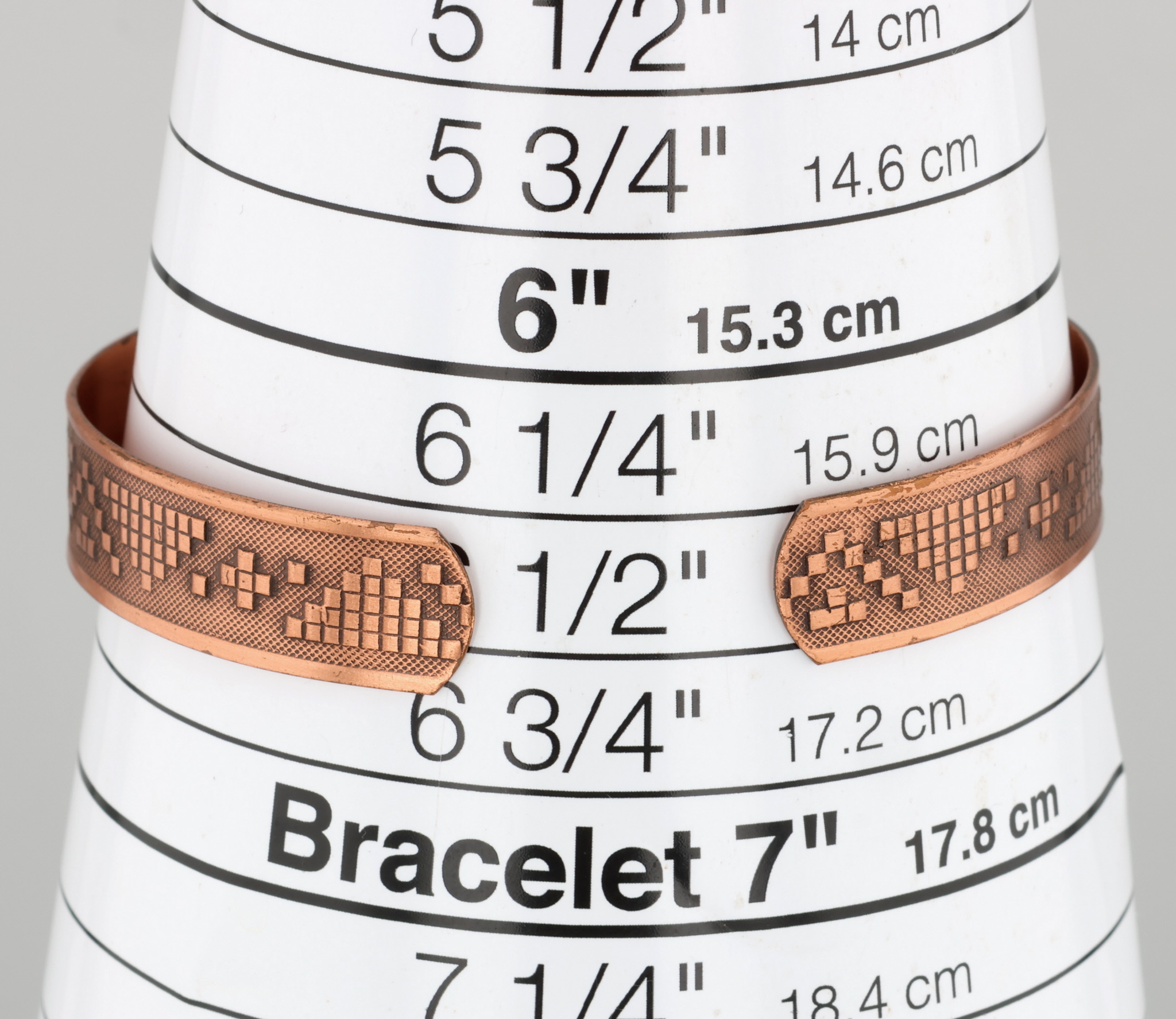 Southwest Copper Stamped Cuff Bracelet
